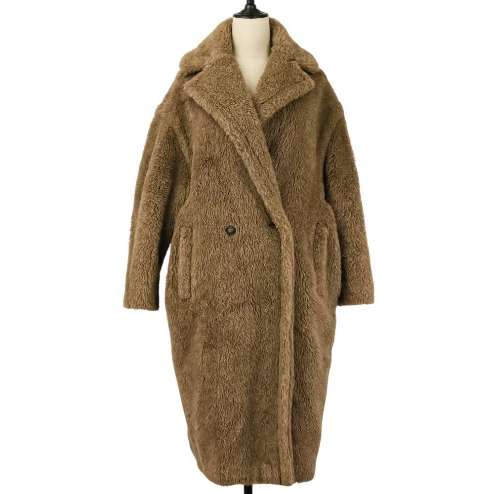 Max Mara Max Mara Max Mara NUEVO Alpaca Cashmere Teddy Coat Textile Outerwear 23101602336 DUTY FREE for USA Size ONE SIZE - 1 Thumbnail