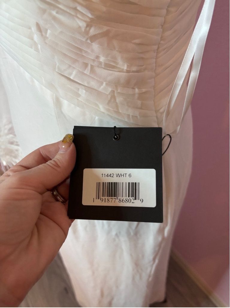 Mac Duggal Women Mac Duggal Dress White Size 6 Size M / US 6-8 / IT 42-44 - 5 Thumbnail