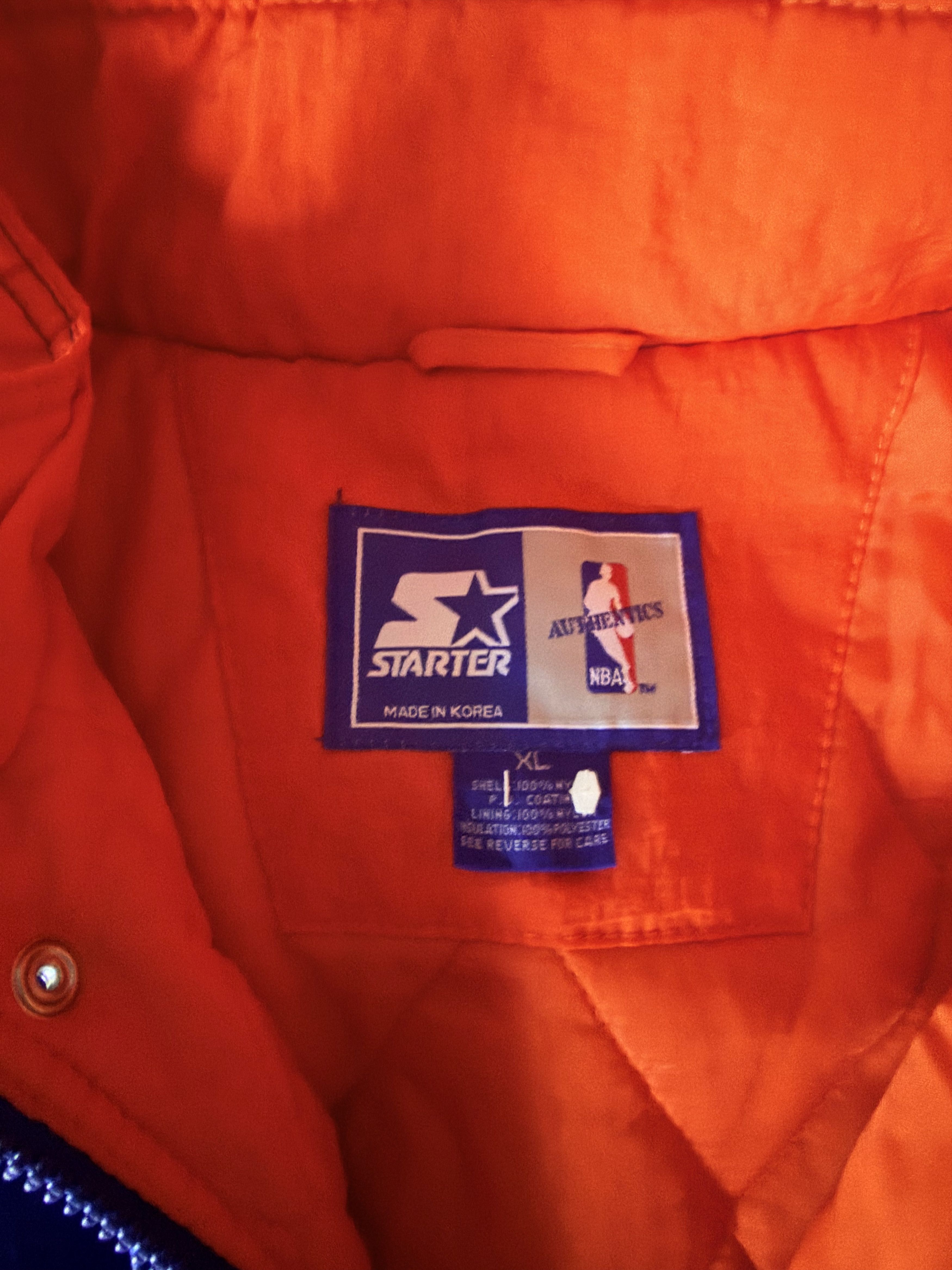 Starter New York Knicks Starter Jacket XL Size US XL / EU 56 / 4 - 3 Thumbnail