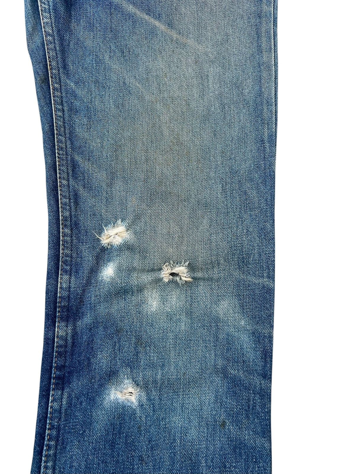 Levi's Dirty Mud VTG 1991 Levi’s 646 Distress Denim Bootcut Jeans Size US 29 - 10 Thumbnail