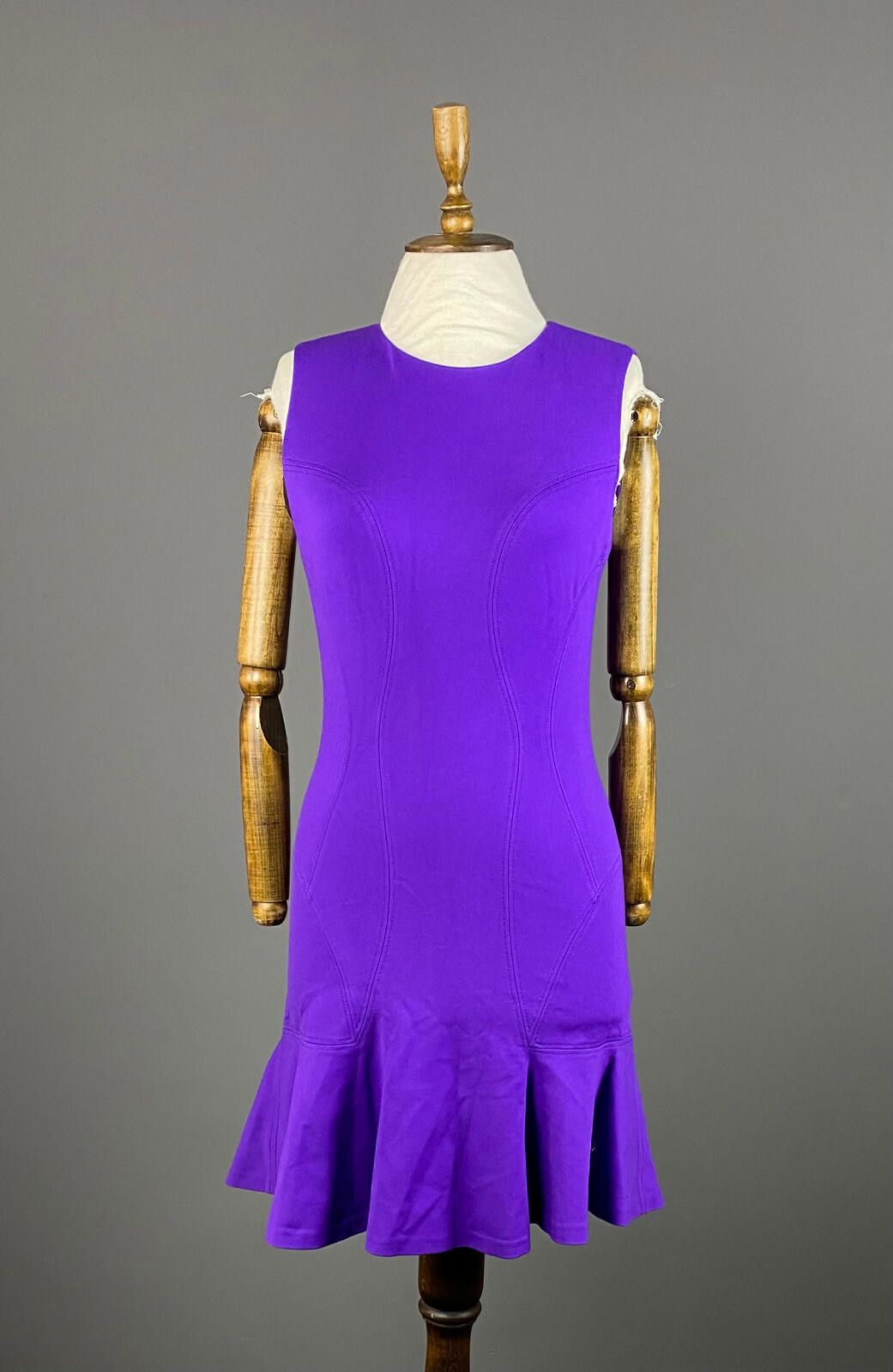 Diane von Furstenberg Diane von Furstenberg Purple Bodycon Tank Mini Dress Size 8 Size M / US 6-8 / IT 42-44 - 1 Thumbnail