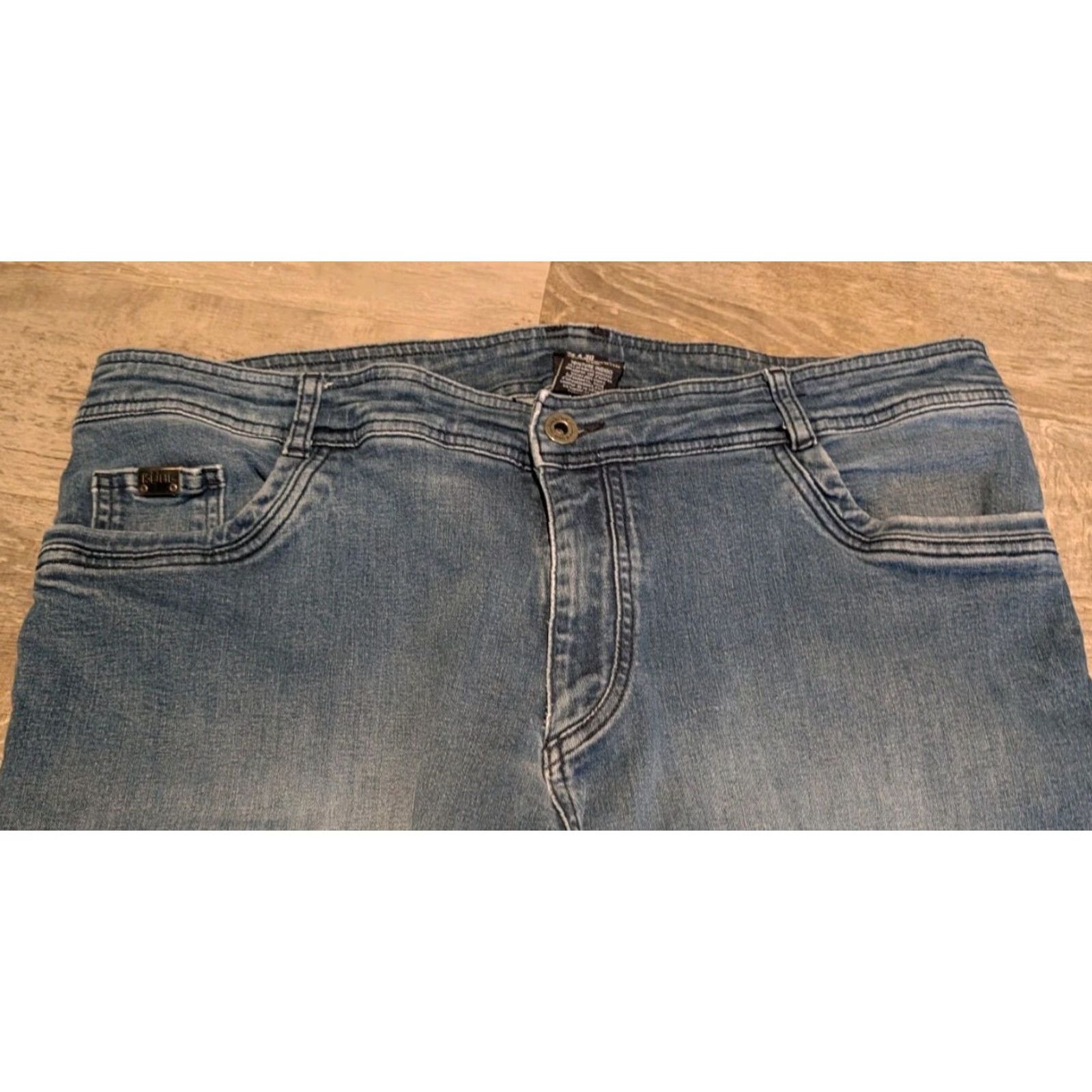 Denime Kuhl Jeans Klassik Fit Denim 42x30 Regular Straight Blue Indigo Stretch Mens Size US 42 / EU 58 - 4 Thumbnail
