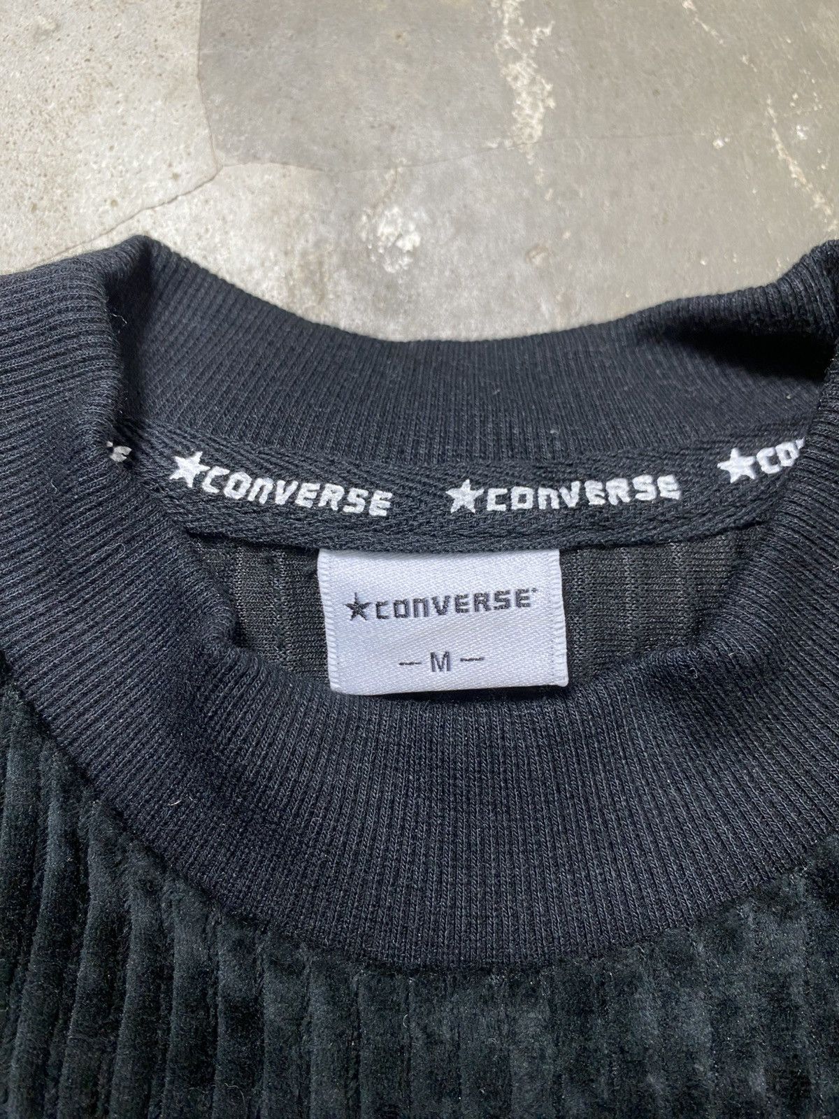 Converse Rare Converse Small Logo Baggy Sweatshirt Size L / US 10 / IT 46 - 11 Thumbnail