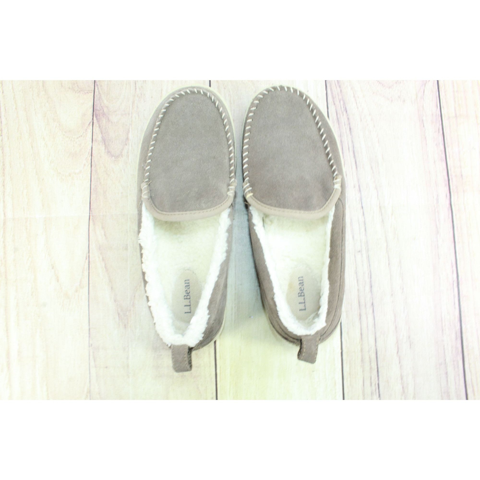 L.L. Bean LL Bean Dark Cement Suede Mountain Moc Slippers Size US 8 / IT 38 - 7 Thumbnail