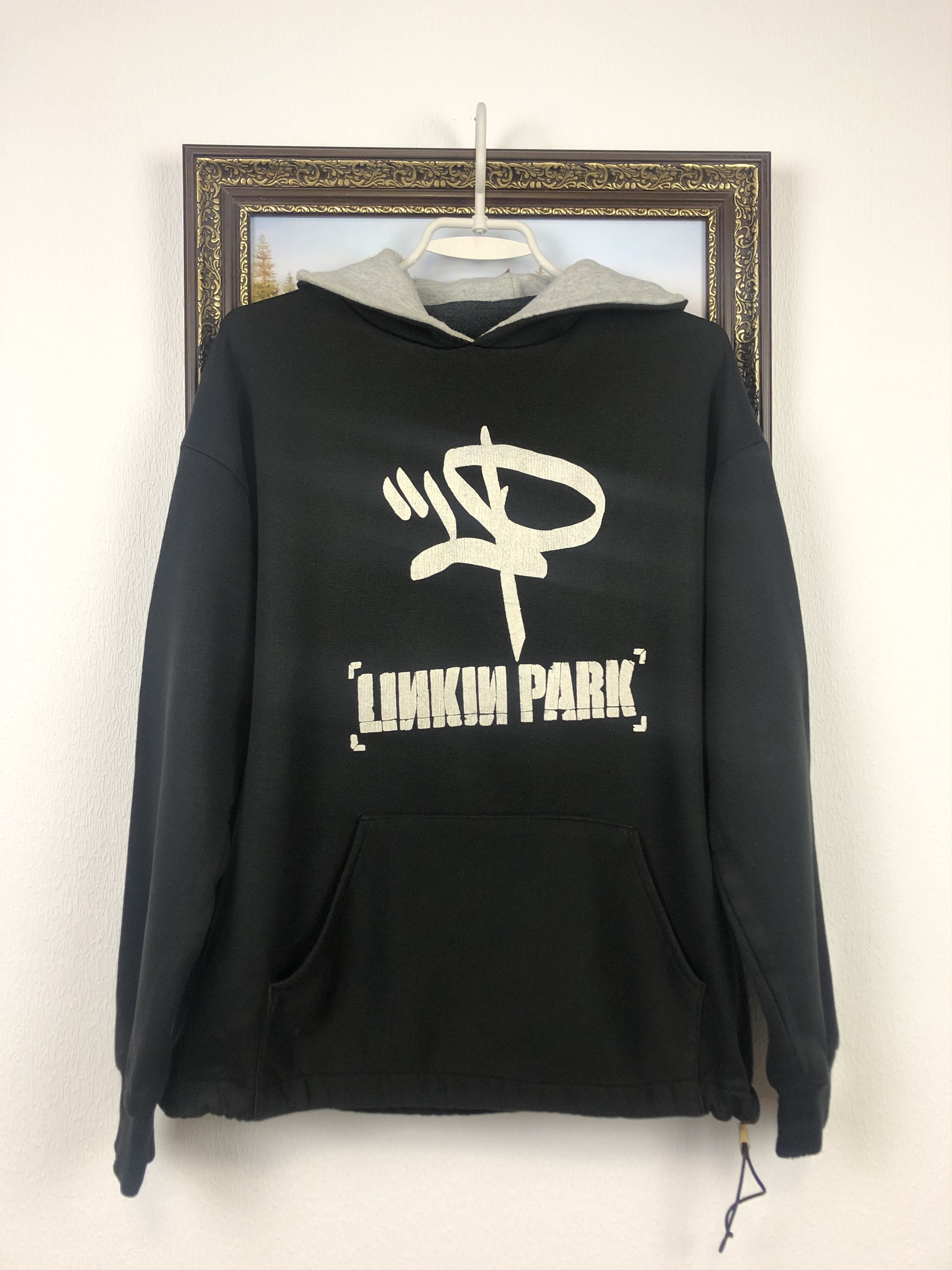 Band Tees × Vintage Vintage Linking Park Hoodie Jacket Sweatshirt Rare Band Hype Size US L / EU 52-54 / 3 - 3 Thumbnail