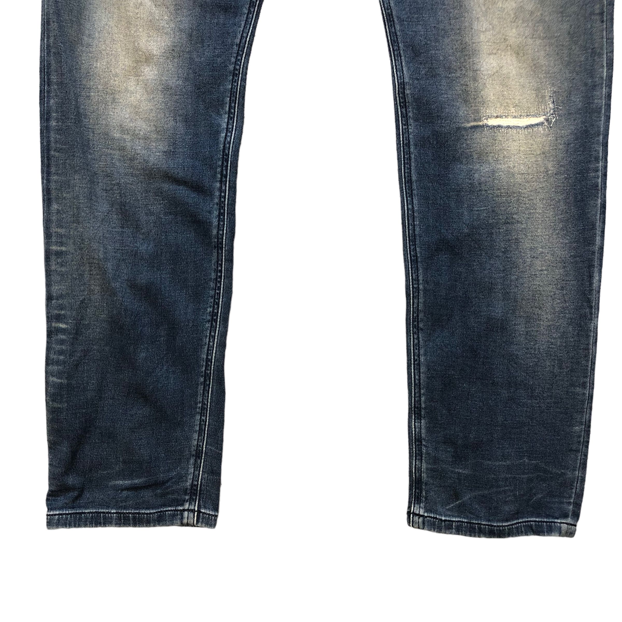 Diesel RARE DIESEL DENIM + SWEATPANTS HYBRID DENIM PANTS #7284-125 Size US 36 / EU 52 - 7 Thumbnail