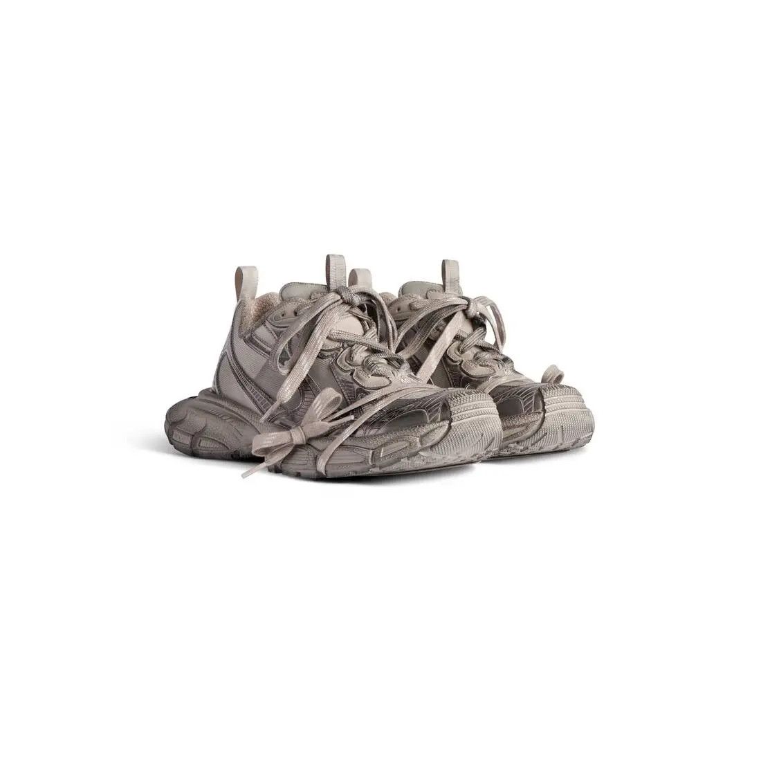 Balenciaga o1w1db10325 3XL Summer Mesh Sneakers in Beige/Pink Size US 13 / EU 46 - 2 Thumbnail