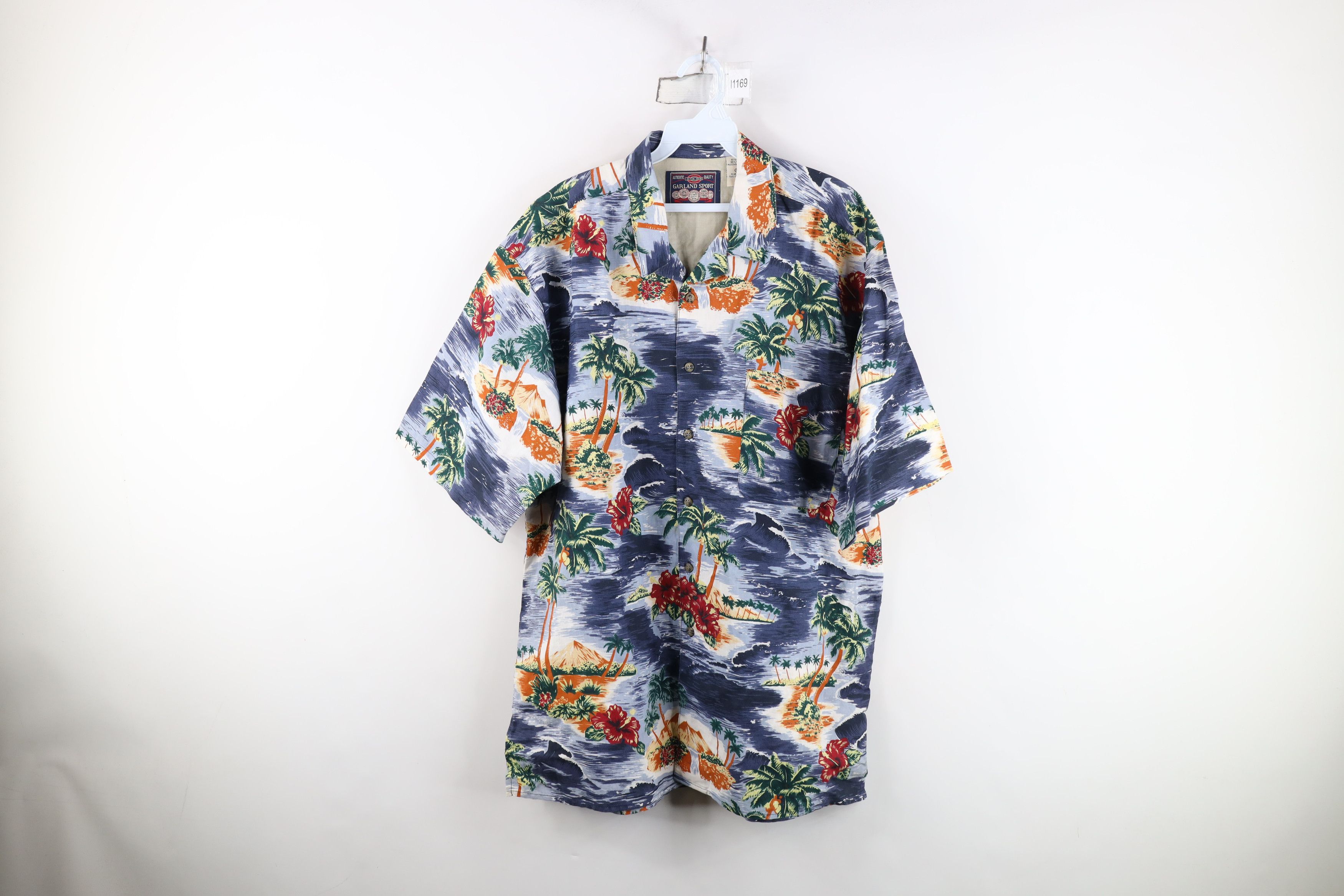 Vintage Vintage 90s Y2K Streetwear Flower Luau Hawaiian Button Shirt Size US M / EU 48-50 / 2 - 1 Thumbnail