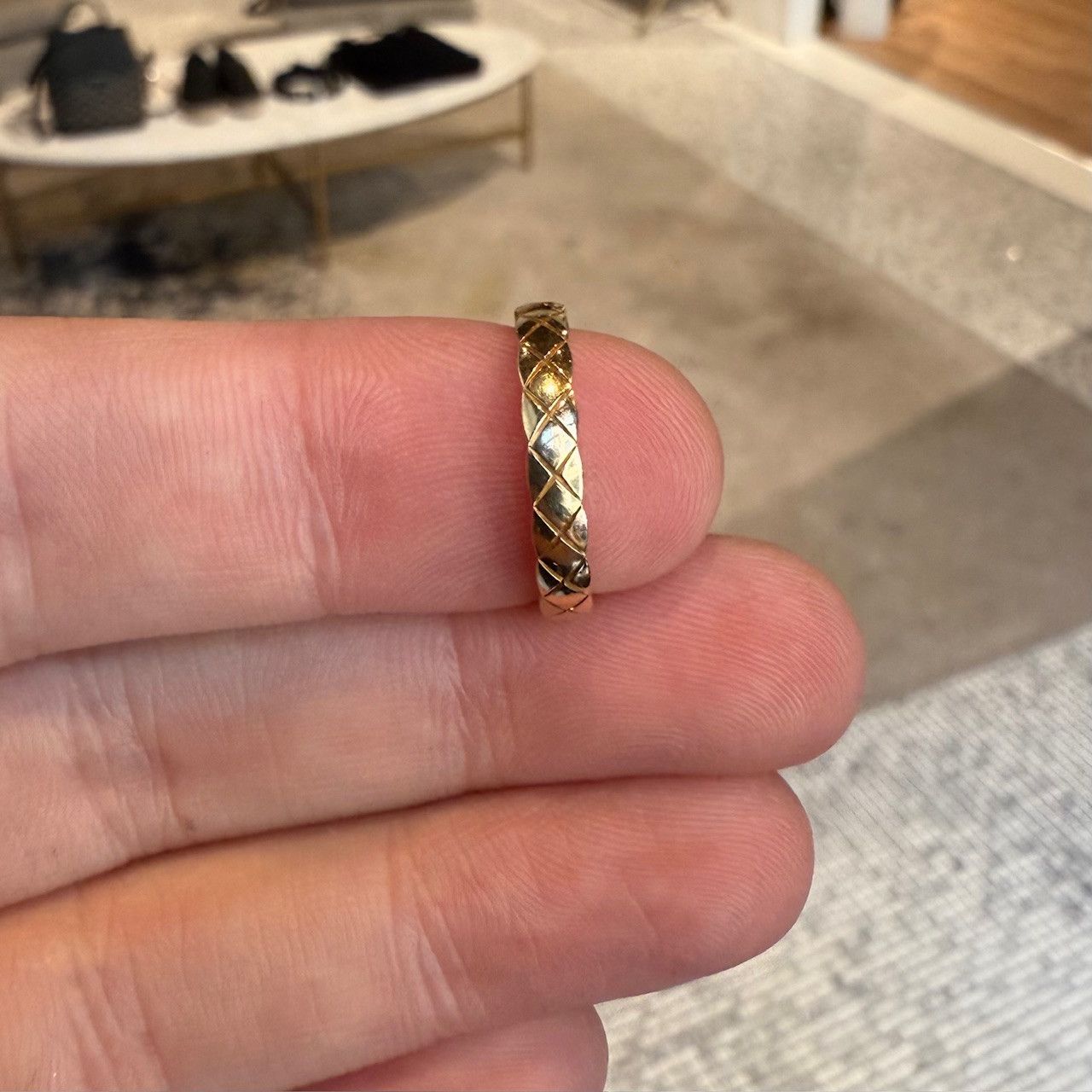 Chanel Chanel Coco Crush Mini Version Yellow Gold Ring Size ONE SIZE - 7 Thumbnail