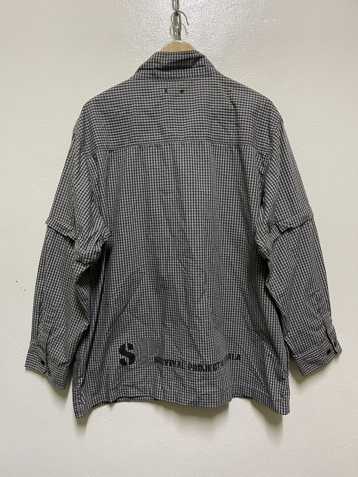 Japanese Brand Impala Zipper Shirt Tactical Pocket Removeable Sleeve Size US XL / EU 56 / 4 - 10 Thumbnail