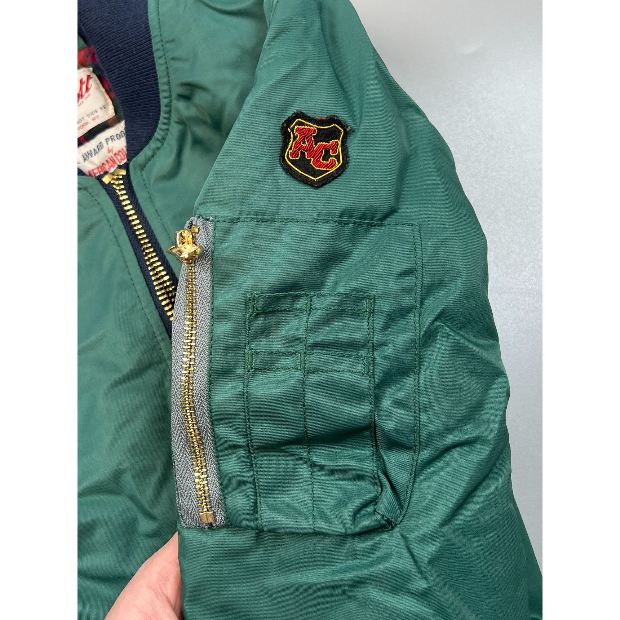 Schott Schott NYC Nylon Bomber Jacket (Y0665) Size S / US 4 / IT 40 - 5 Thumbnail