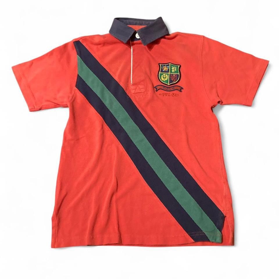 Polo Ralph Lauren Polo Ralph Lauren Red and Navy Polo Shirt Kids Size Small 8 Size US XS / EU 42 / 0 - 1 Thumbnail