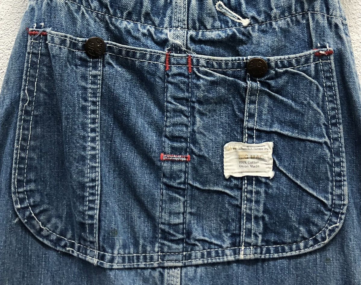 Big Mac Vintage Union Made Big Mac Square Bak Overalls Size US 31 - 6 Thumbnail