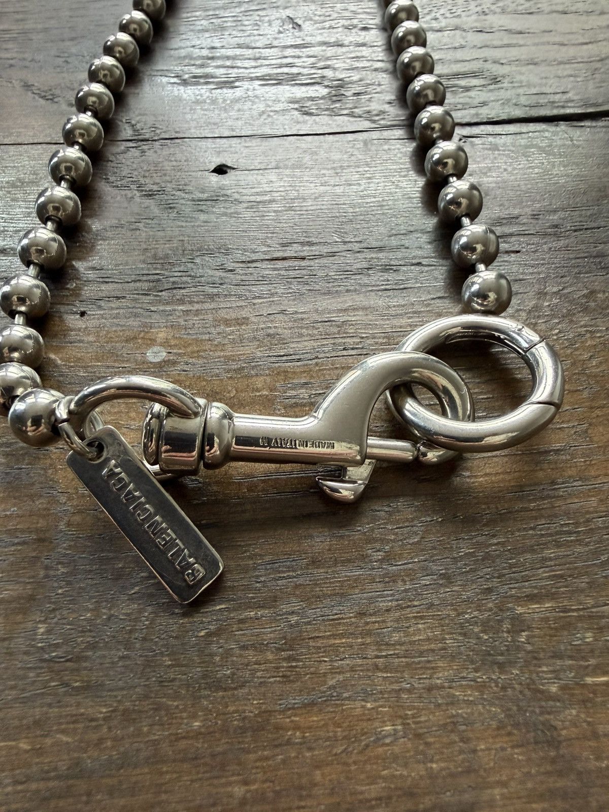 Balenciaga Balenciaga skater tag necklace size M medium Size ONE SIZE - 3 Thumbnail