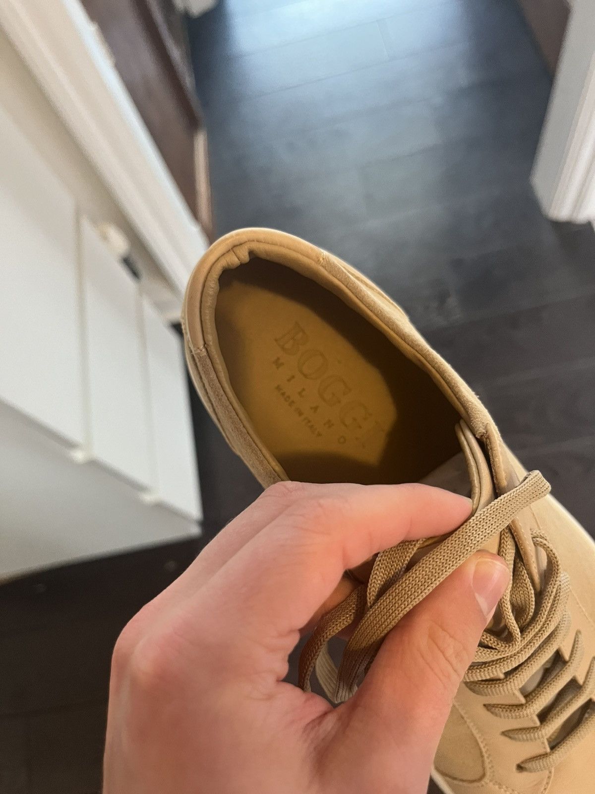 Boggi Boggi Milano light brown trainers size uk 7 eu 41 Size US 8 / EU 41 - 2 Thumbnail