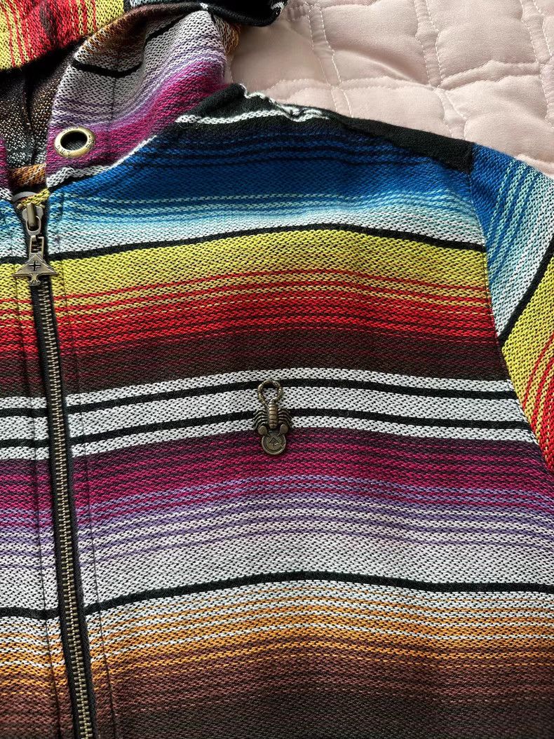 LRG LRG Colorful Striped Knit Zip-Up Hoodie Size US M / EU 48-50 / 2 - 6 Thumbnail