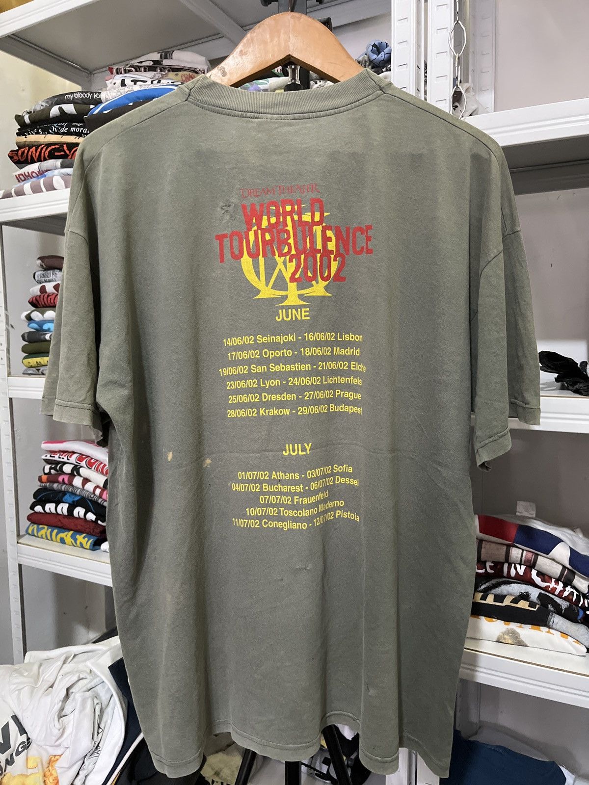 Band Tees Vintage DreamTheater World TourBulence 2002 Size US XL / EU 56 / 4 - 10 Thumbnail