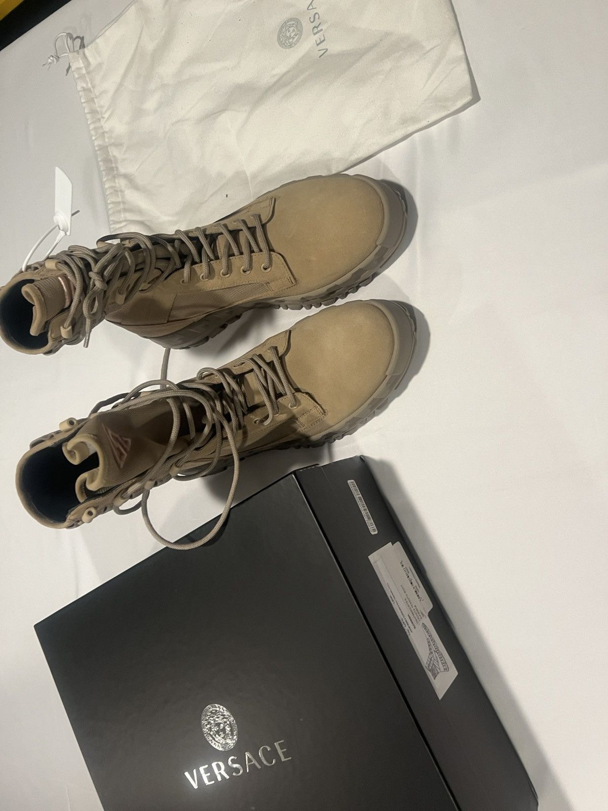 Versace Versace mens tactical military boots. 44/11. $1250 Size US 11 / EU 44 - 11 Thumbnail