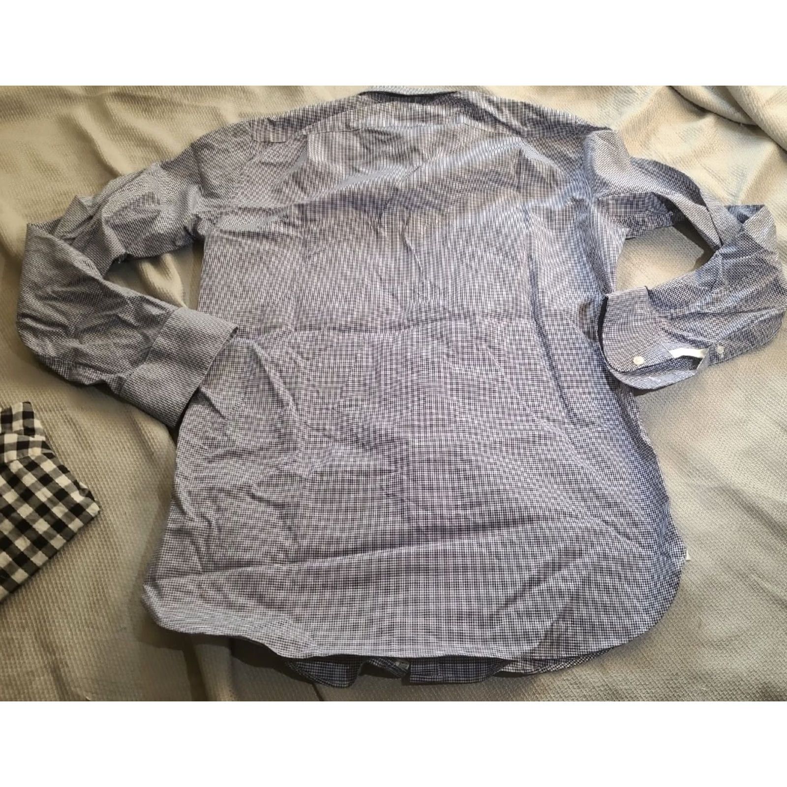 Vintage J Crew Shirt Mens M Tall Blue Cotton Buttoned Collared Long Sleeve Plaid Tops Lot Size US M / EU 48-50 / 2 - 7 Thumbnail