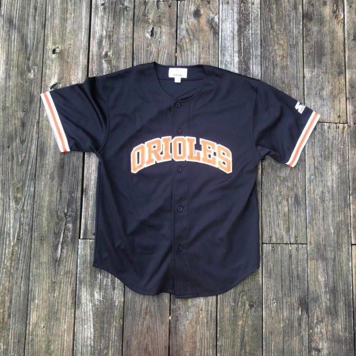 Vintage 90s Starter Black Away Jersey BALTIMORE ORIOLES