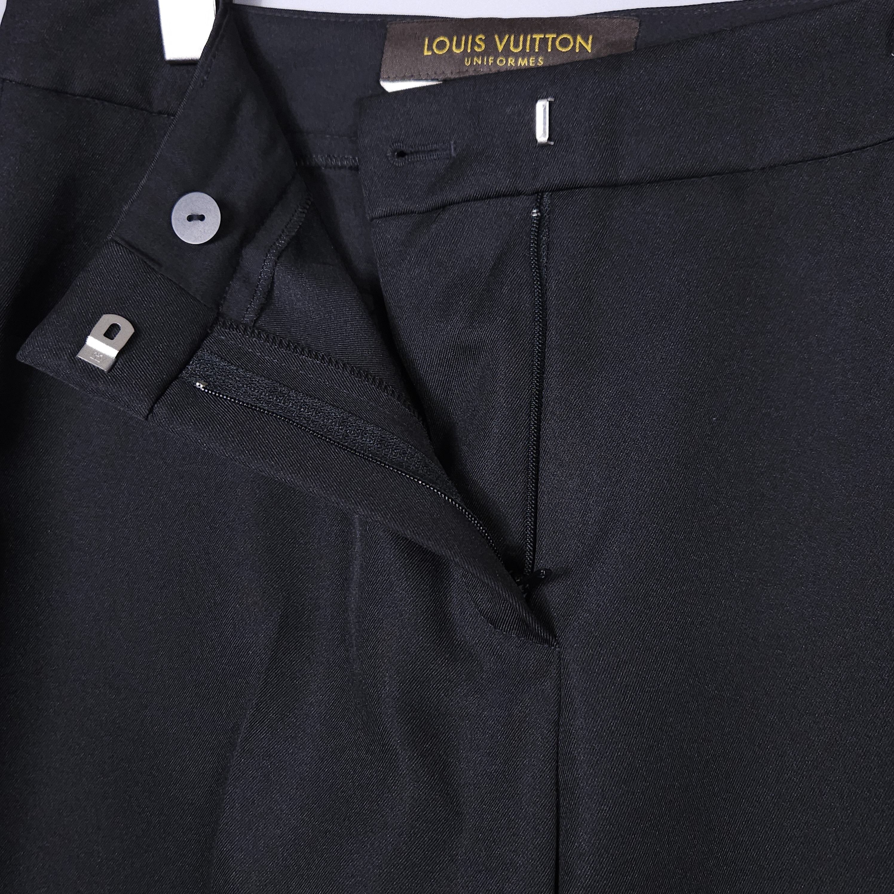 Louis Vuitton Louis Vuitton Uniform Dress Pants size 36 Size 28" / US 6 / IT 42 - 3 Thumbnail