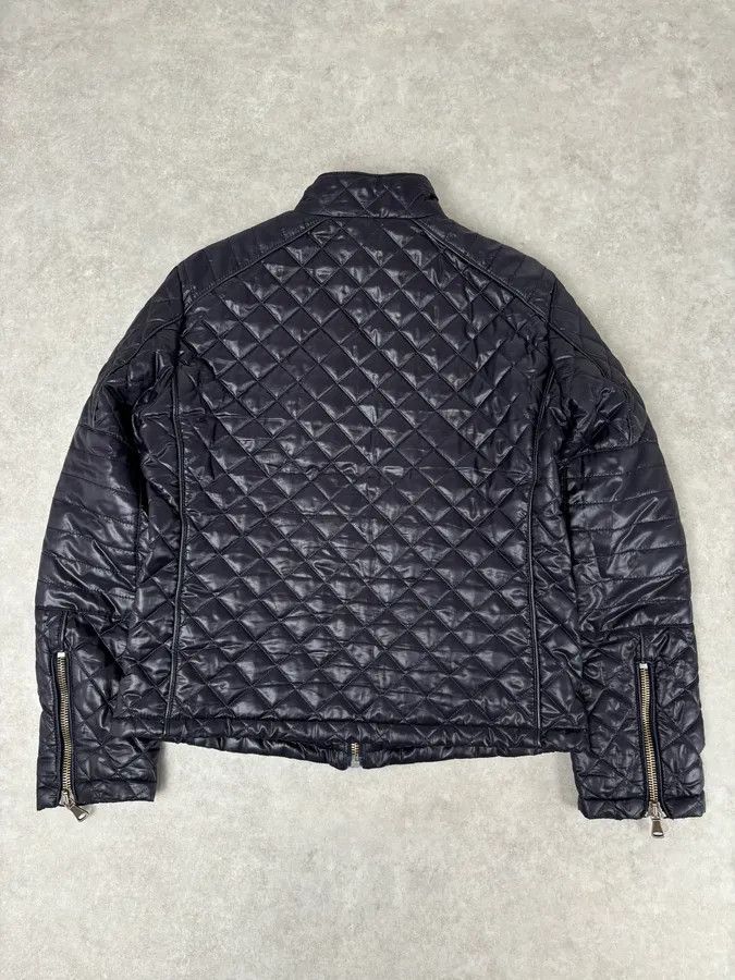 Dolce & Gabbana AW2007 Dolce & Gabbana Dark Purple Puffer Lamb Leather Jacket Size US M / EU 48-50 / 2 - 5 Thumbnail