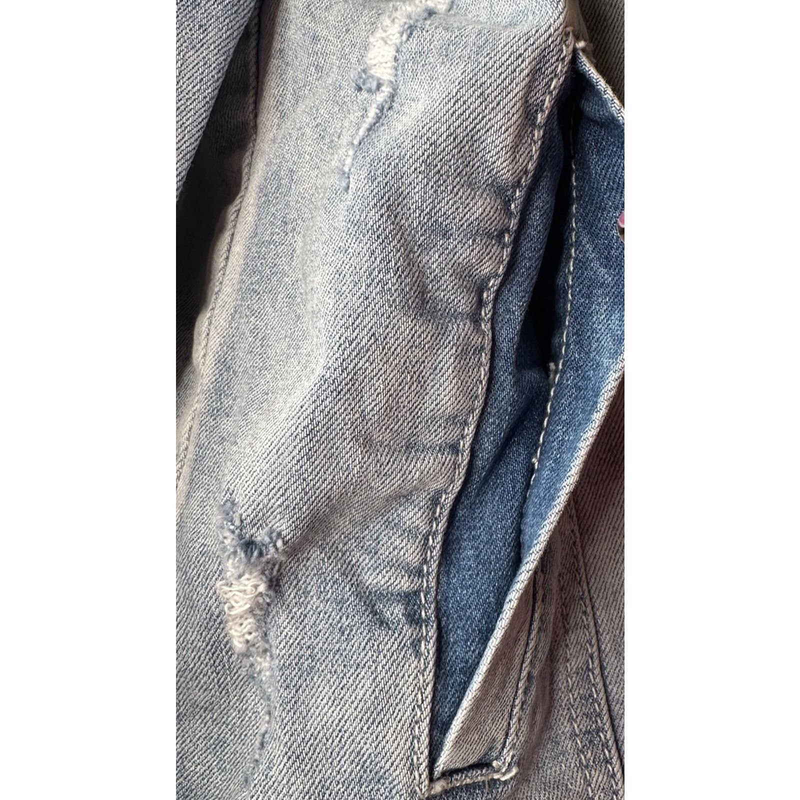 Other Kloud9 Jean Jacket Detachable Fur Collar Distressed 2XL Size US XXL / EU 58 / 5 - 13 Thumbnail