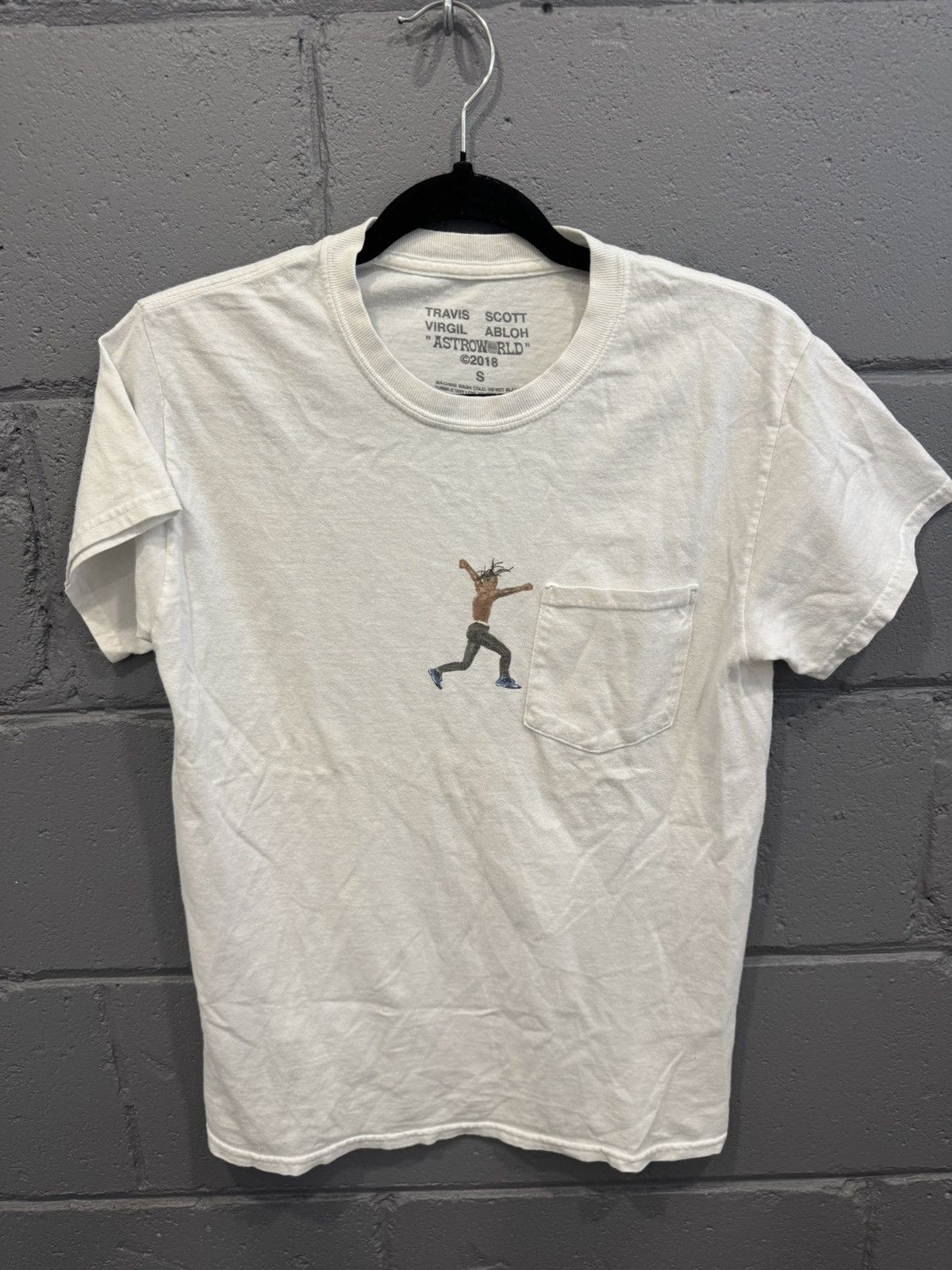 Travis Scott × Virgil Abloh Travis Scott x Virgil Abloh “HANGING BY A THREAD” T-Shirt Size US S / EU 44-46 / 1 - 2 Thumbnail