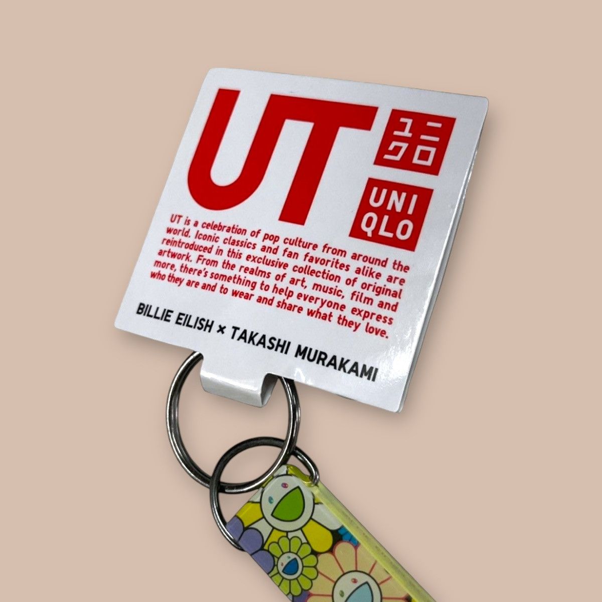 Billie Eilish UNIQLO UT X TAKESHI MURAKAMI X BILLIE EILISH KEYCHAIN Size ONE SIZE - 4 Thumbnail