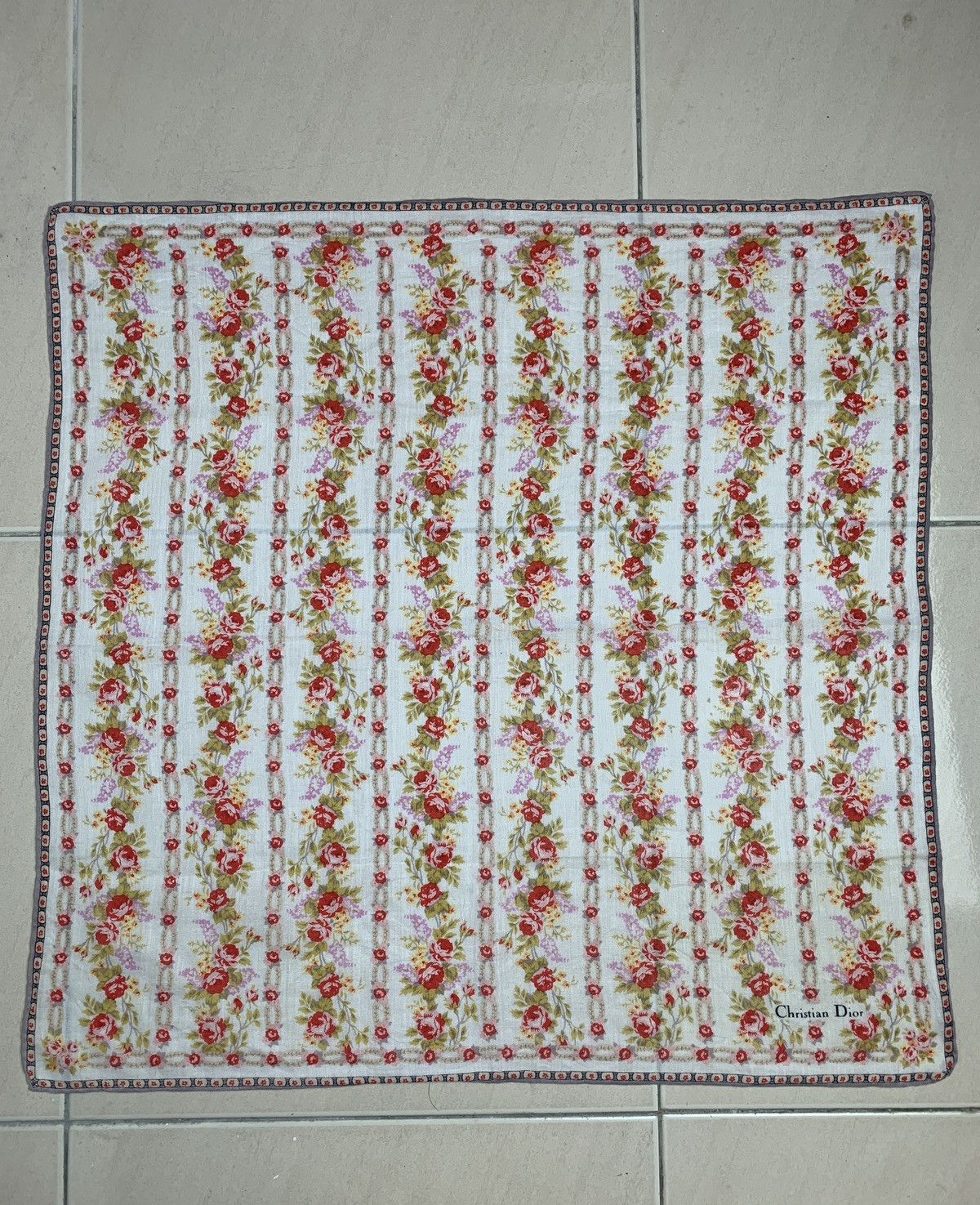 Designer Christian Dior Handkerchief Bandana Size ONE SIZE - 3 Thumbnail