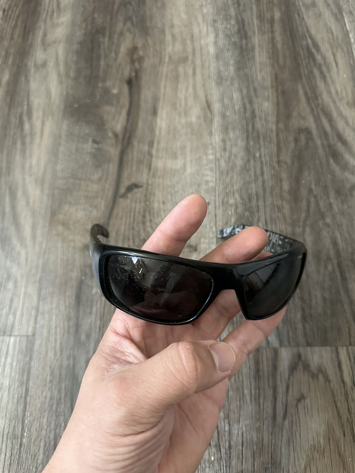 Vintage Arnette Rage AN4025 Black Sport Y2K Sunglasses