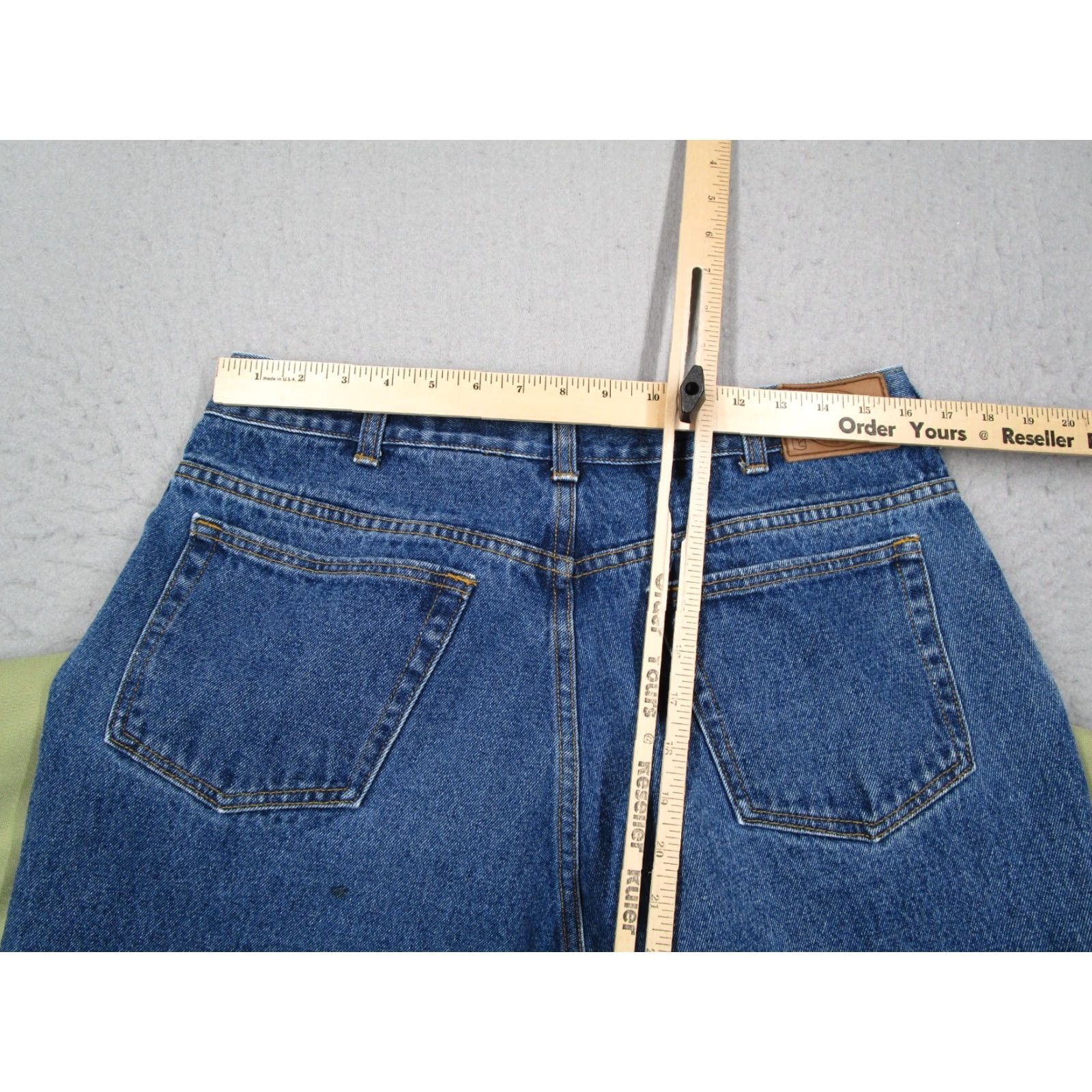 Vintage Cabela's Jeans Mens 36 Blue Straight Denim Workwear Brush Guard 5-Pocket Design Cotton Nylon Jeans Mens 36x32 Blue Vintage No Size US 36 / EU 52 - 5 Thumbnail