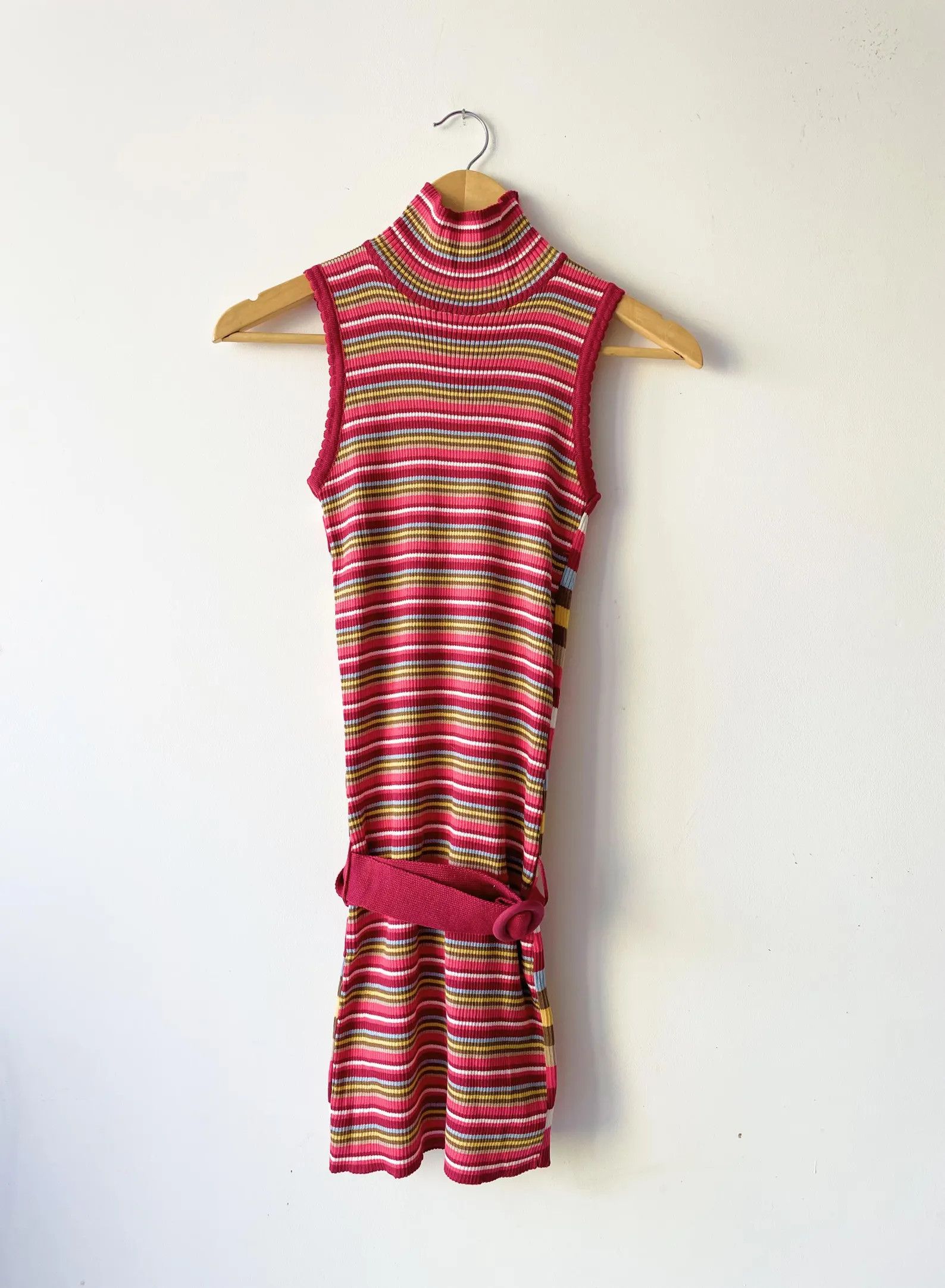 Morgan De Toi Y2K Morgan de Toi Striped Bodycon Mini Dress NWT Size M / US 6-8 / IT 42-44 - 1 Thumbnail