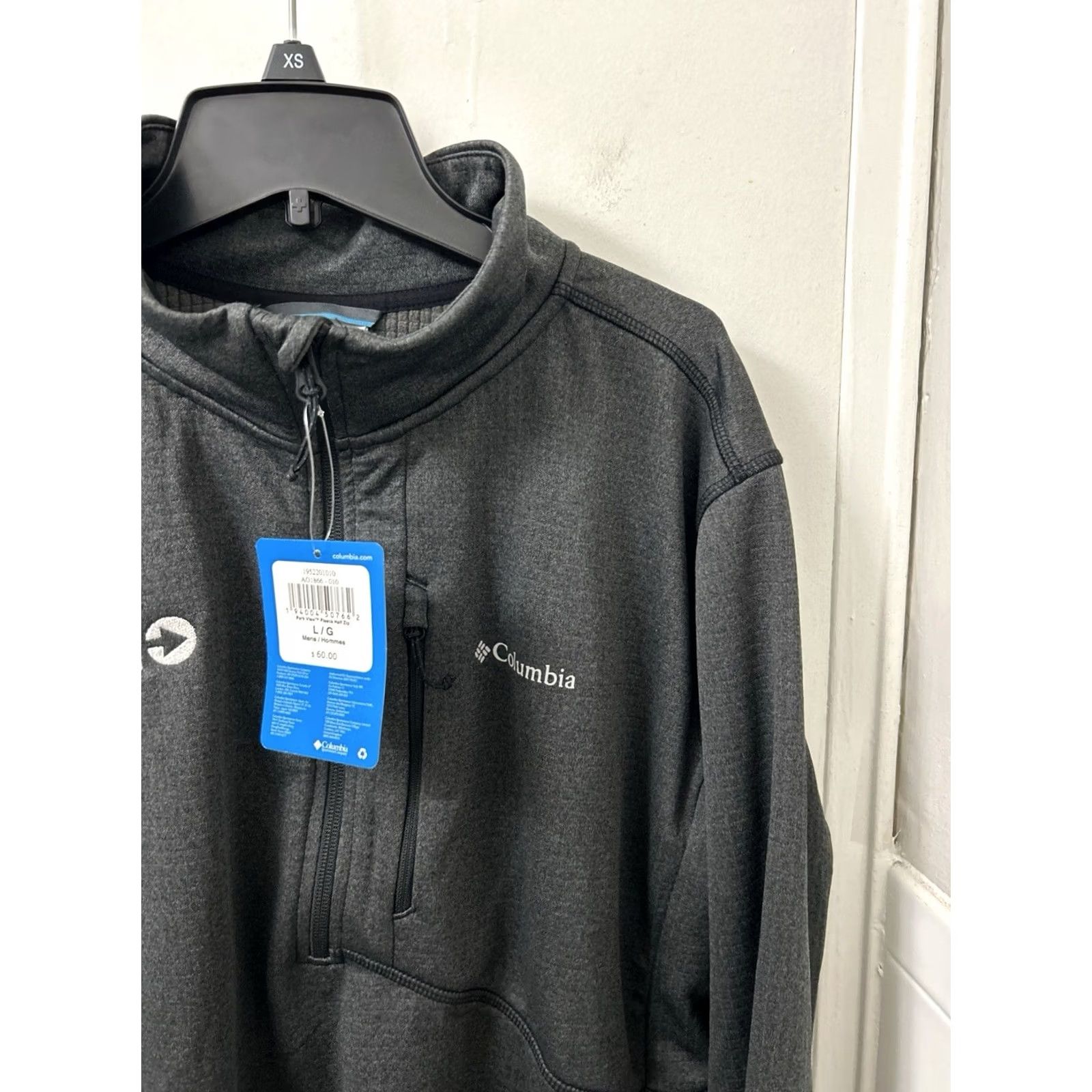 Vintage Columbia Park View Fleece Half Zip Mens L Gray Omni-Wick NWT Chest Pocket Mock Neck Zip Pullover ShirtSweatshirt Size US L / EU 52-54 / 3 - 4 Thumbnail