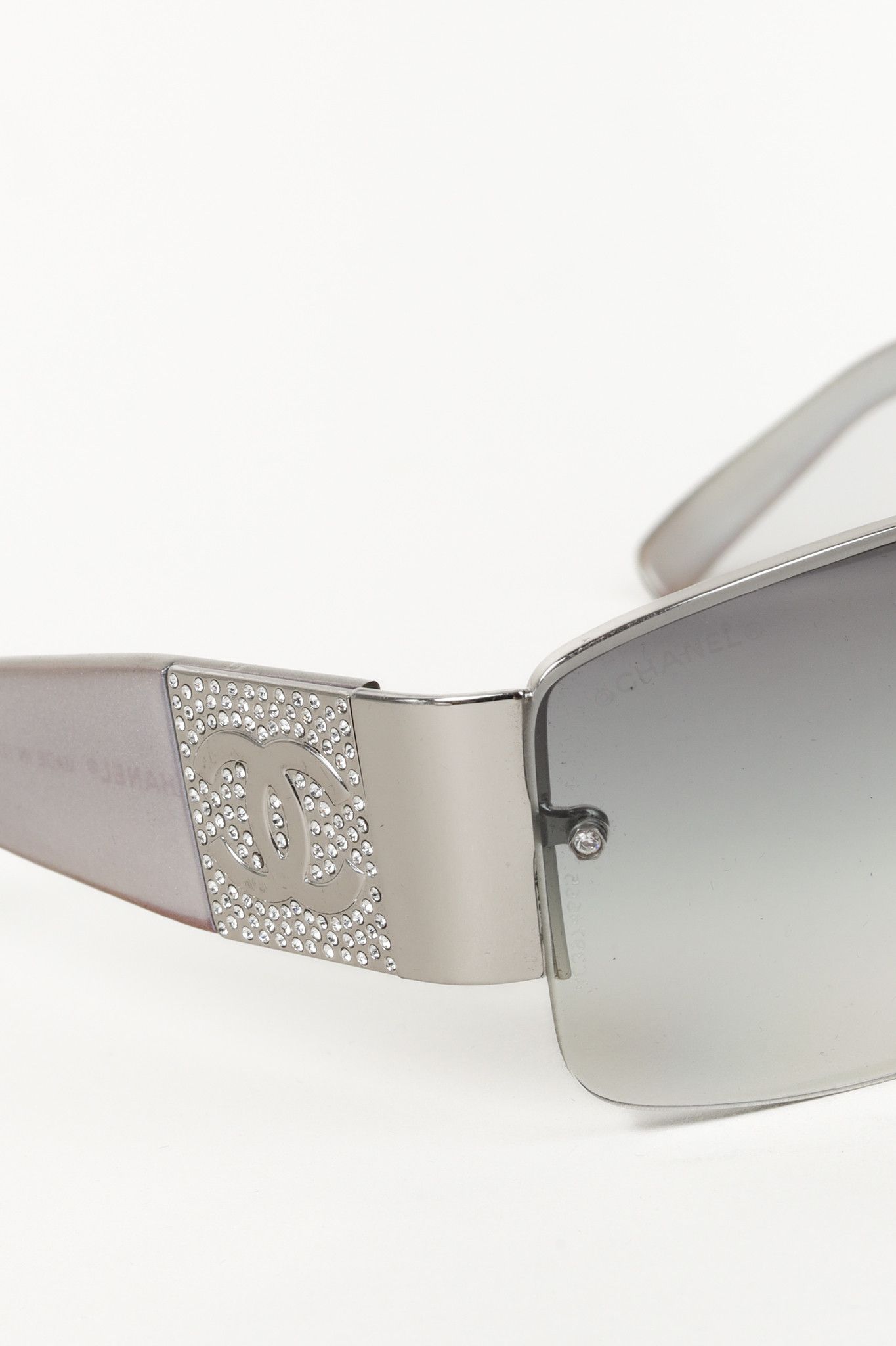 Chanel Chanel Iridescent CC Logo Square Sunglasses Size ONE SIZE - 5 Thumbnail