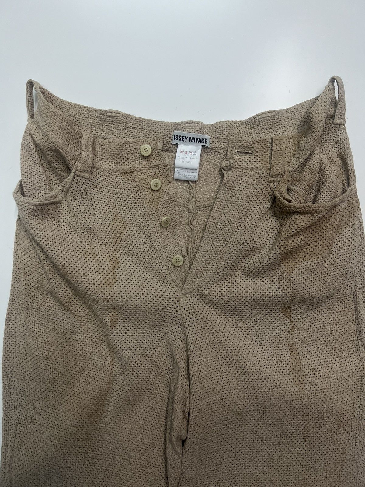 Issey Miyake ISSEY MIYAKE LINED MESH PANTS Size US 32 / EU 48 - 11 Thumbnail