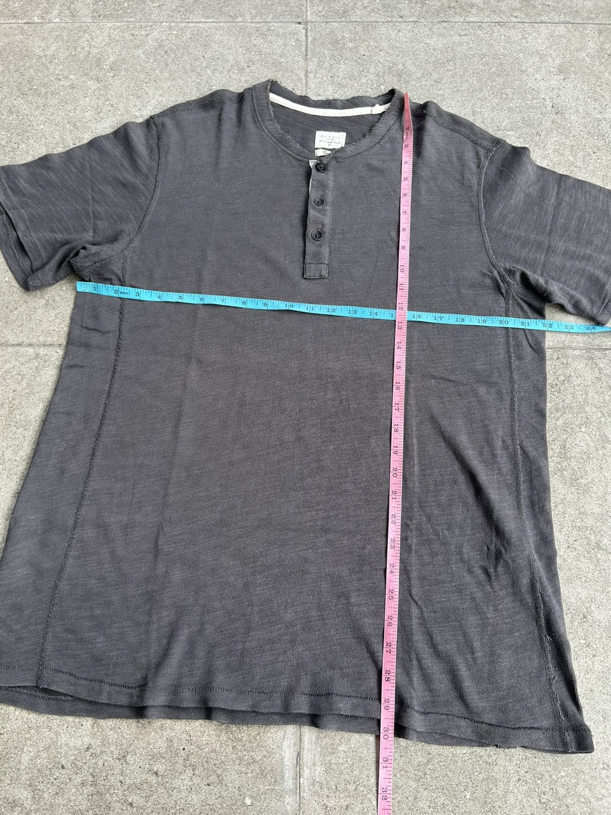 Rag & Bone Rag & Bone Distressed Style T-shirt Size US L / EU 52-54 / 3 - 7 Thumbnail