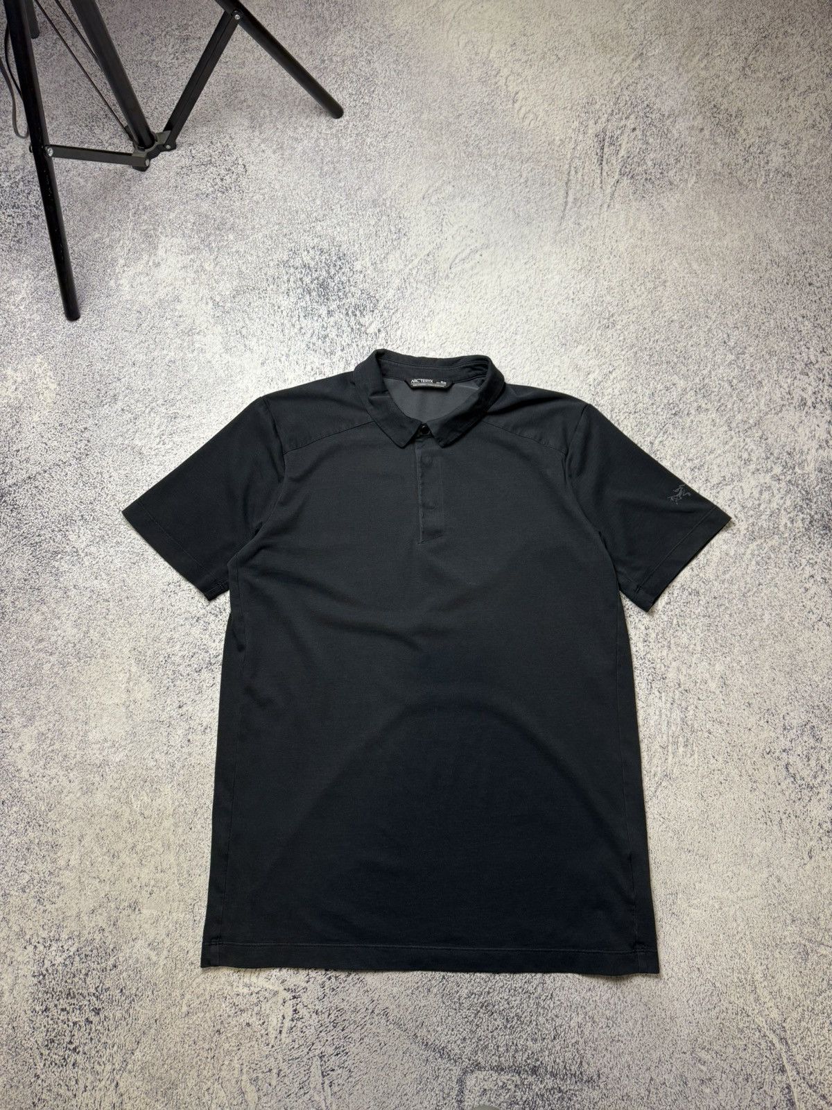 Arc'teryx Mens Arcteryx Black Polo Shirt Size M Size US M / EU 48-50 / 2 - 1 Thumbnail