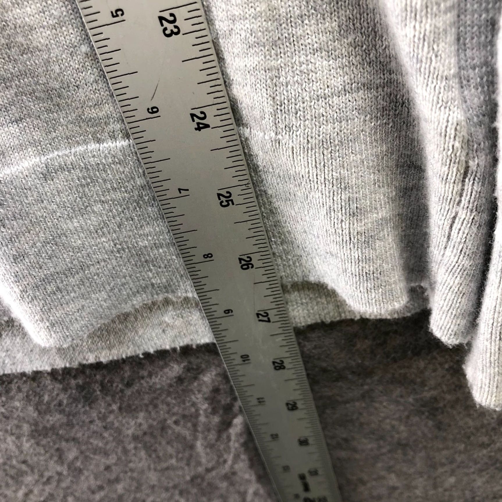 Express Express Merino Wool Blend Sweater Mens M Light Gray Crewneck Stretch Size US M / EU 48-50 / 2 - 8 Thumbnail