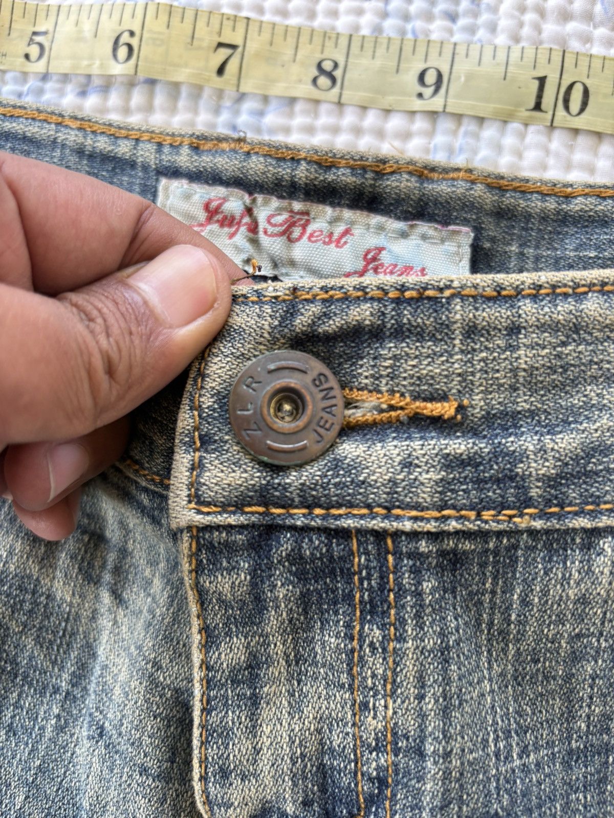 Vintage Vintage ZLR Streetwear Jeans Distressed Denim Size US 32 / EU 48 - 12 Thumbnail
