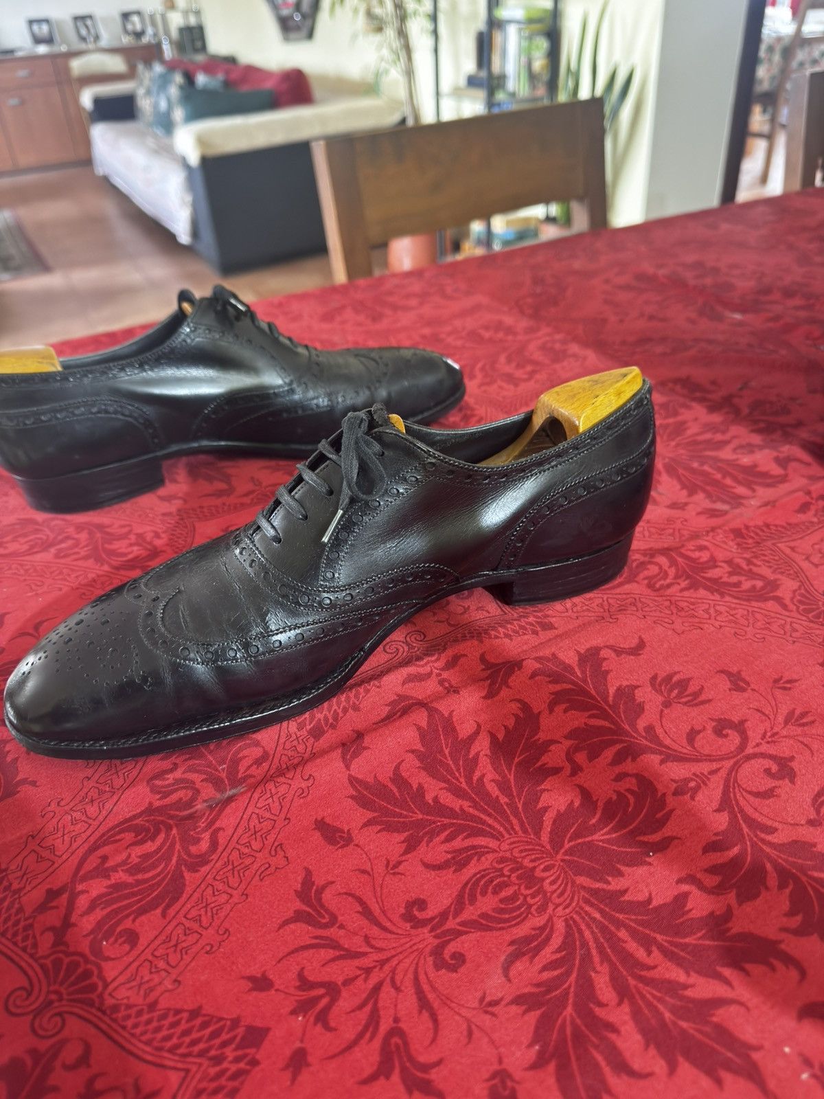 John Lobb John Lobb Leather Full Oxford Brogue Size US 9.5 / EU 42-43 - 5 Thumbnail