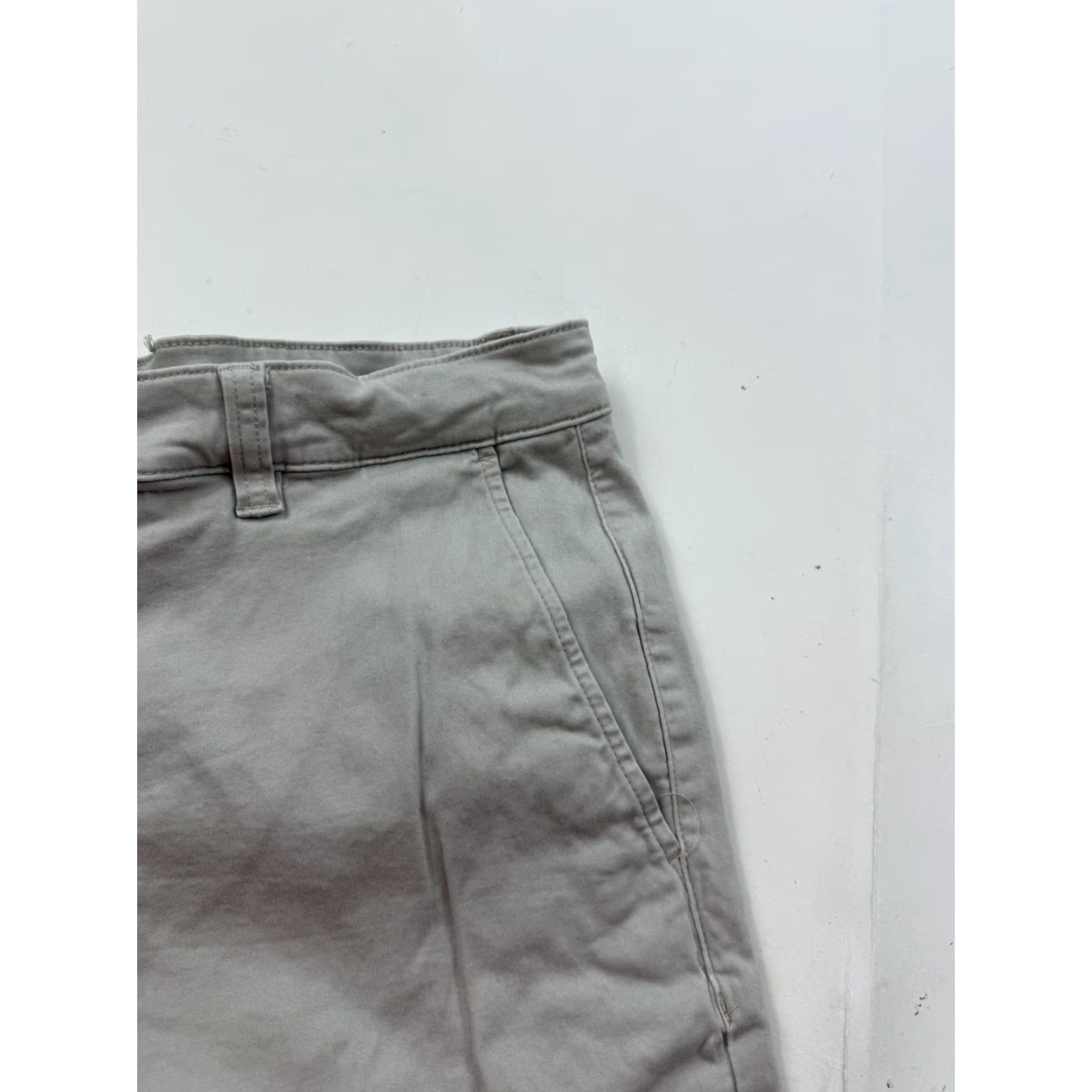 Vintage Daniel Hechter Pants Mens 36x28 Gray Chino Straight Flat Front Stretch Casual Size US 36 / EU 52 - 2 Thumbnail