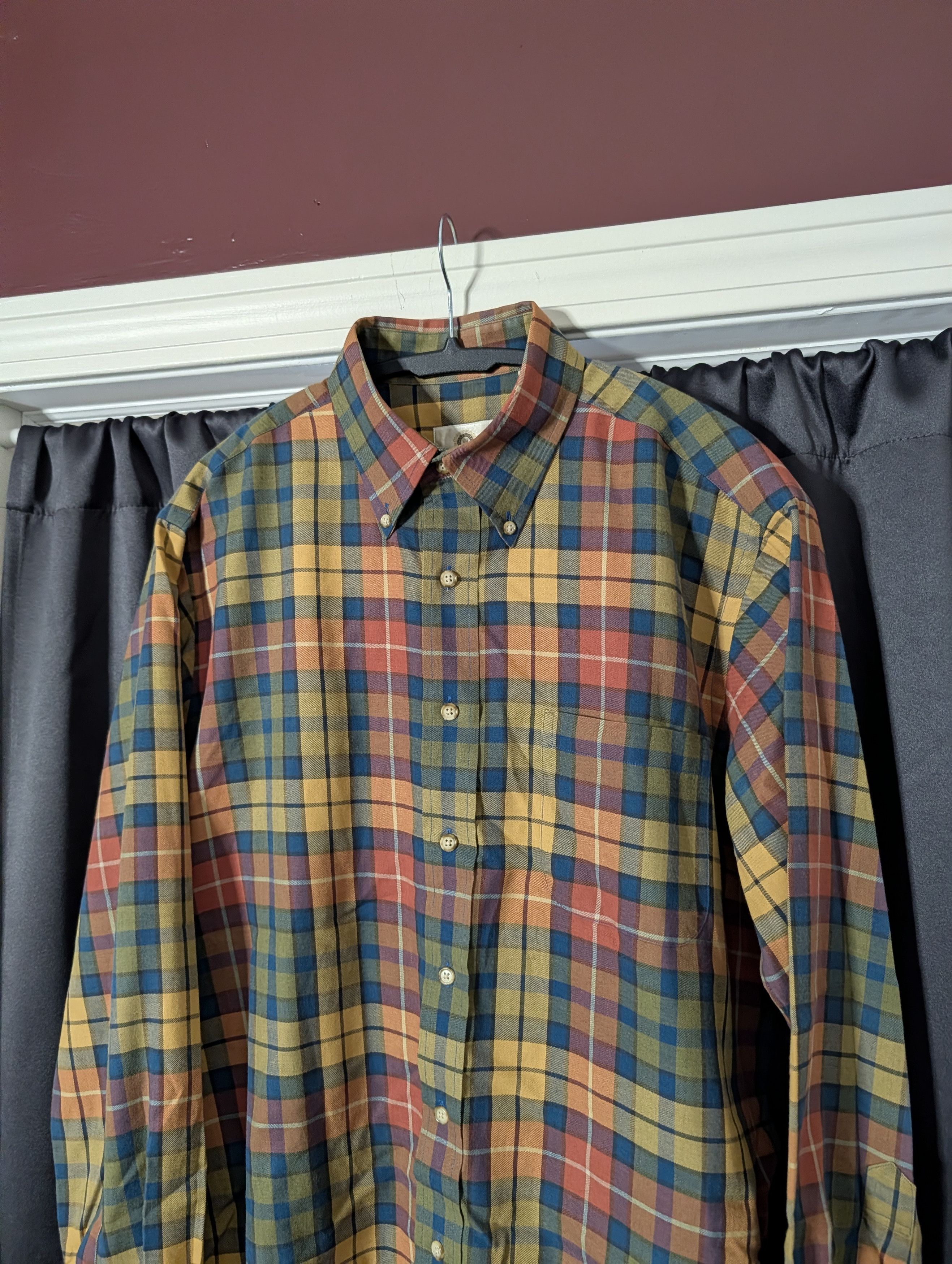 Viyella Made in USA brushed cotton/wool plaid button-down M Size US M / EU 48-50 / 2 - 2 Thumbnail