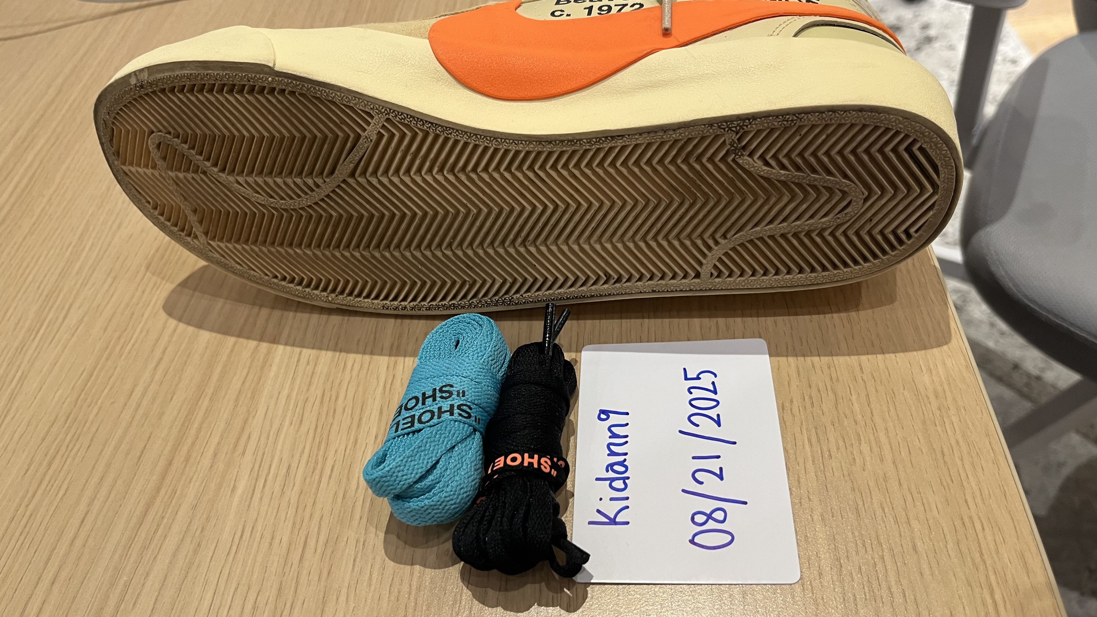 Nike × Off-White Nike Blazer Mid Off-White All Hallow's Eve Size US 9.5 / EU 42-43 - 5 Thumbnail