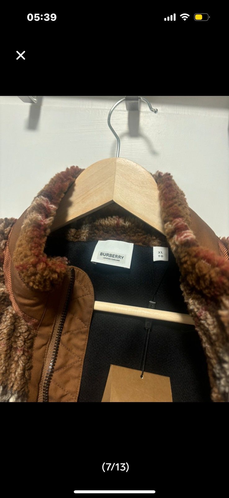 Burberry Fleece (new ) Size US XL / EU 56 / 4 - 5 Thumbnail