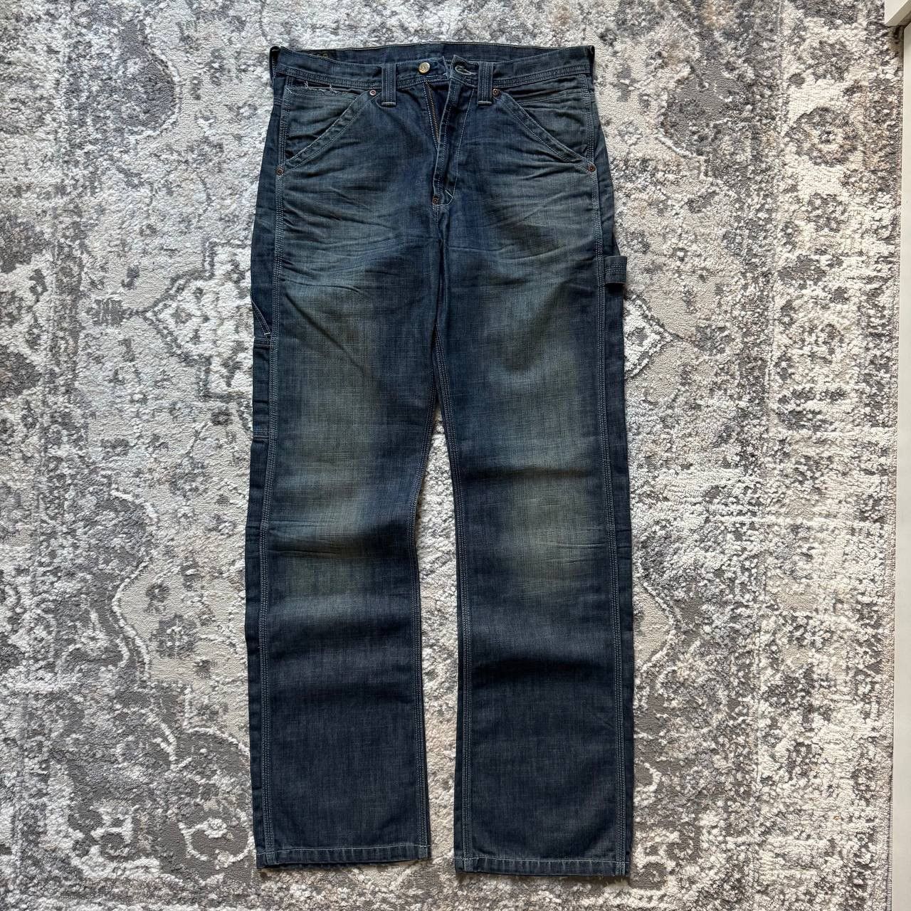 Lee Vintage Dirty Lee Carpenter Jeans Lee Worker Japan Denim Size US 32 / EU 48 - 1 Thumbnail