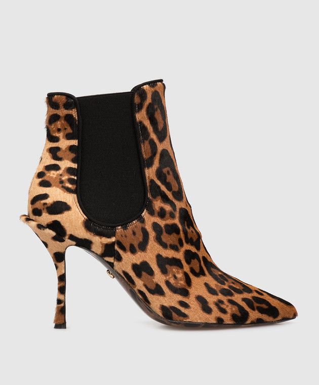 Dolce & Gabbana o1y0825 Ankle Boots in Black/Brown Size US 5 / IT 35 - 1 Thumbnail