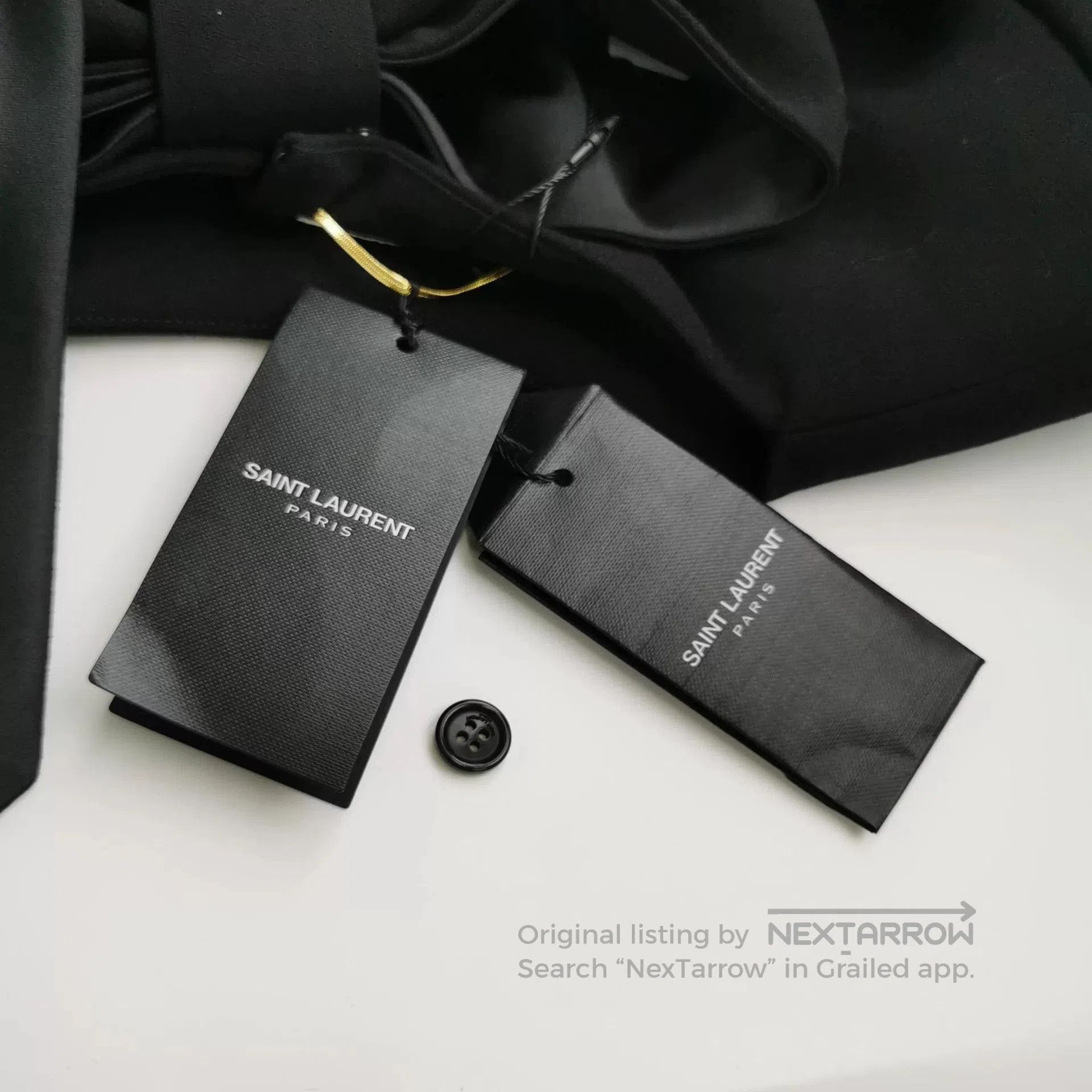 Saint Laurent Paris Saint Laurent Black Dress with Bows. Size M / US 6-8 / IT 42-44 - 3 Thumbnail