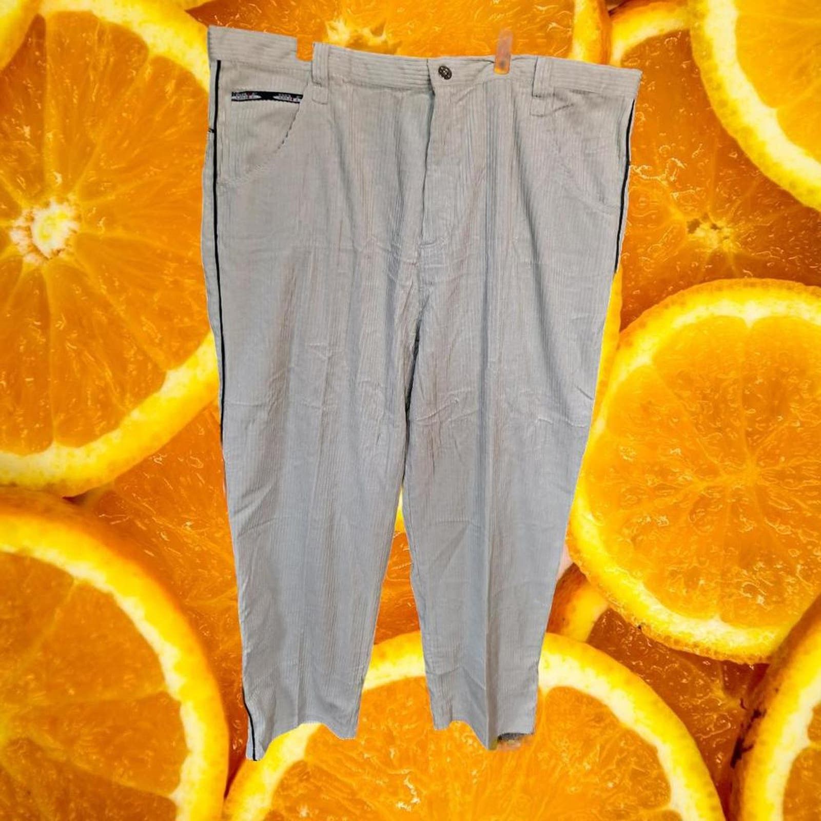 Other Boff White Corduroy‎ Pants with Black Trim Size 48 Size US 44 / EU 60 - 7 Thumbnail