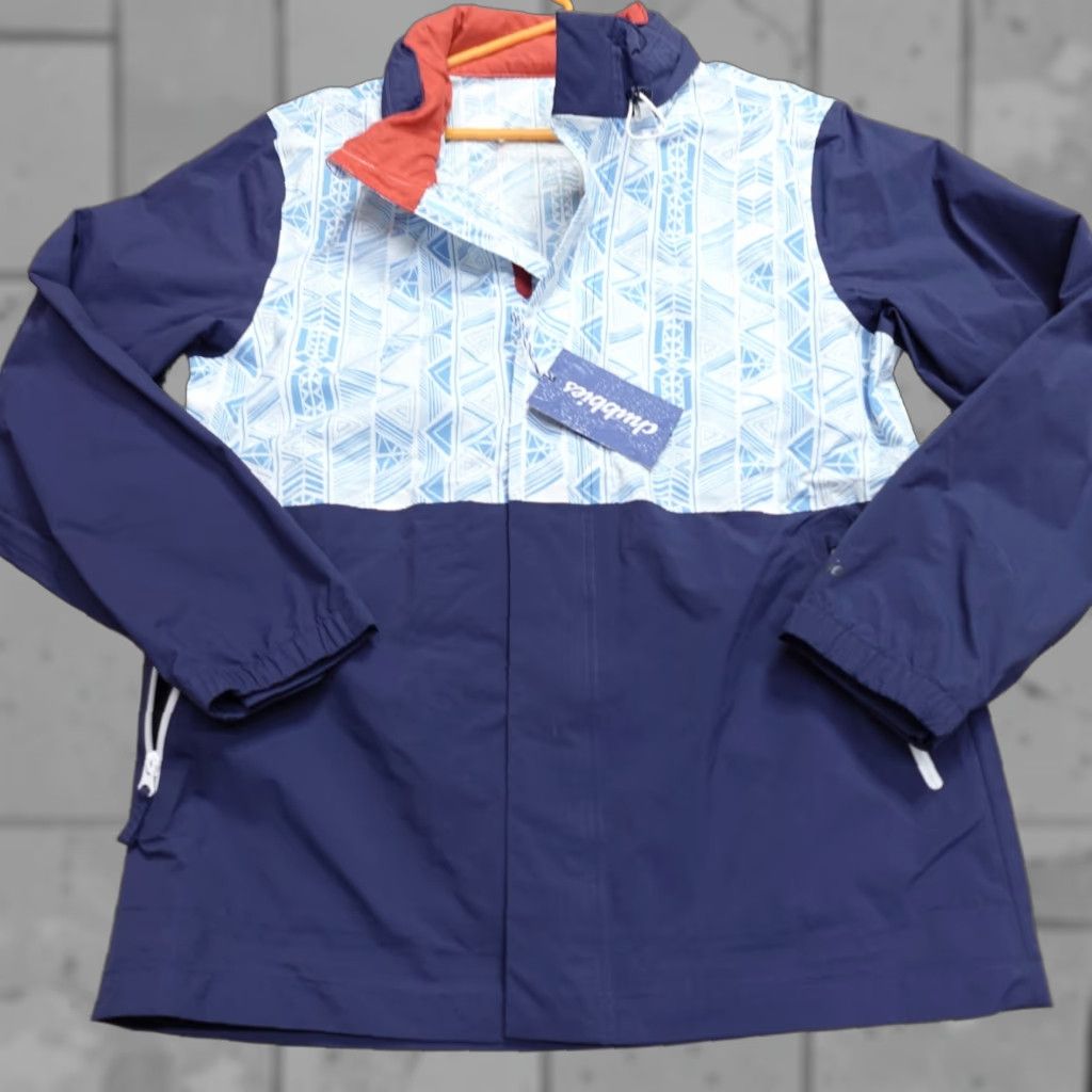 Chubbies Chubbies Jacket Windbreaker M Blue Zip Hooded Waterproof Nylon Full Zip Shell Men Medium States WINDBREAKER - Size US M / EU 48-50 / 2 - 1 Thumbnail